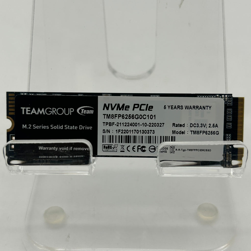TeamGroup 256GB M.2 NVMe PCIe 3.0 x4 Internal SSD TM8FP6256G0C101