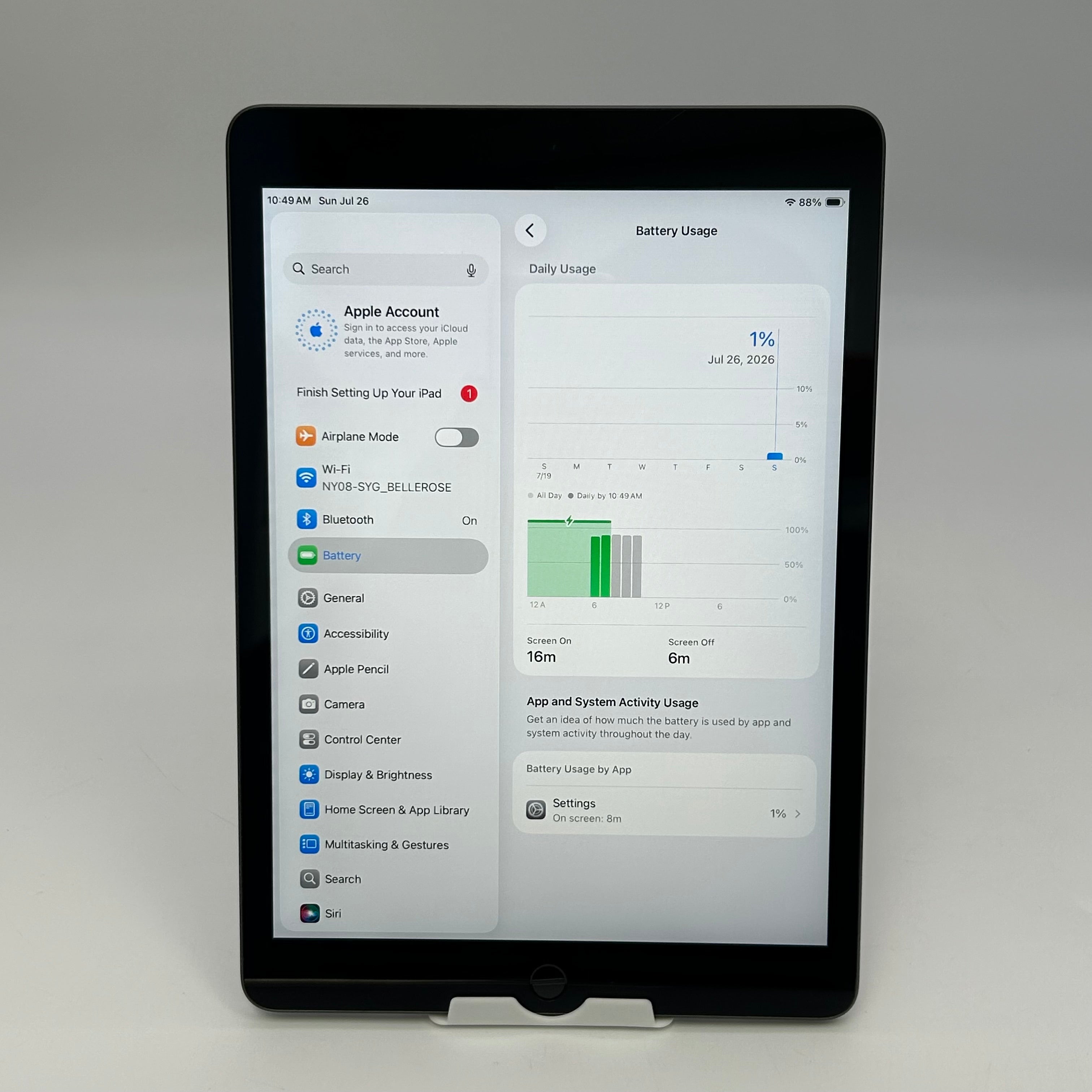 Apple iPad (9th Generation) A2602 64 GB, Wi-Fi, 10.2 in - Space Gray