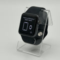 GPS Only Apple Watch Series 3 38MM Silver Aluminum Black Sport Band A1858