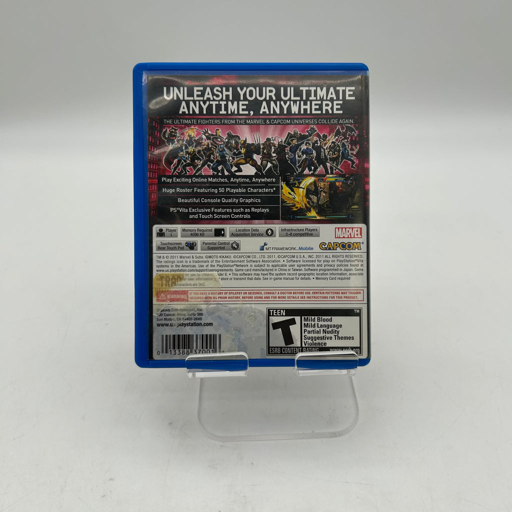 Ultimate Marvel vs. Capcom 3 PS Vita Used Game Tested Works Great