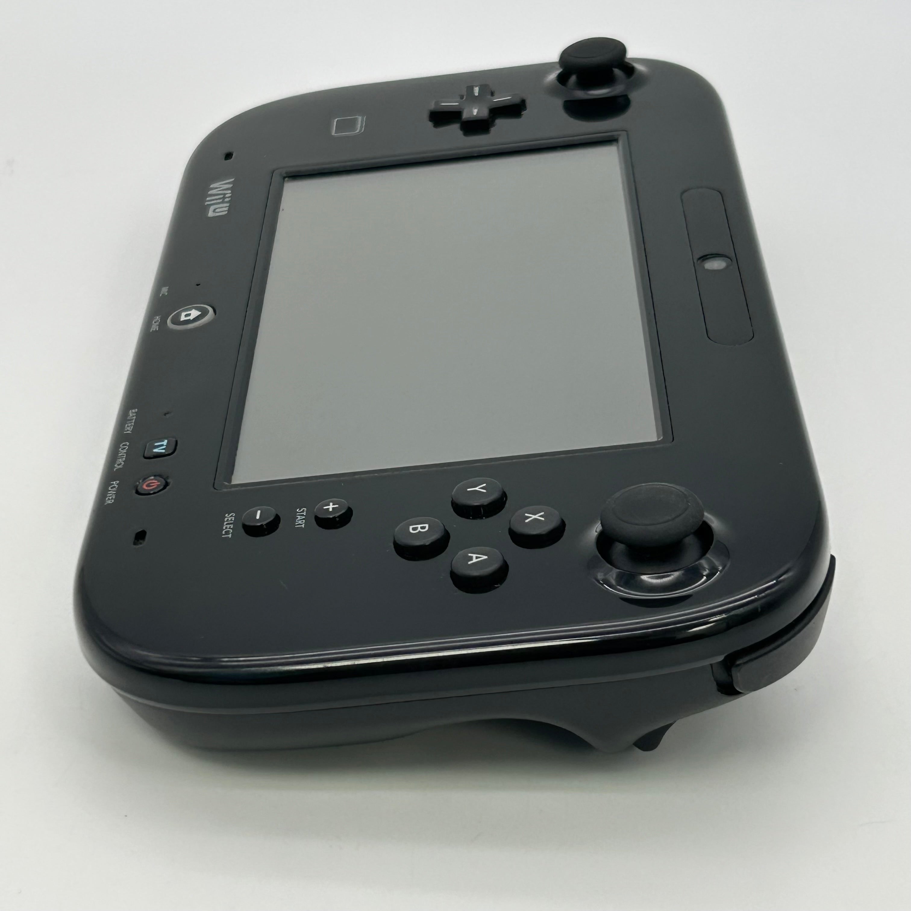 Nintendo Wii U GamePad Black WUP-010 FOR PARTS/REPAIR Untested Buttons/Net