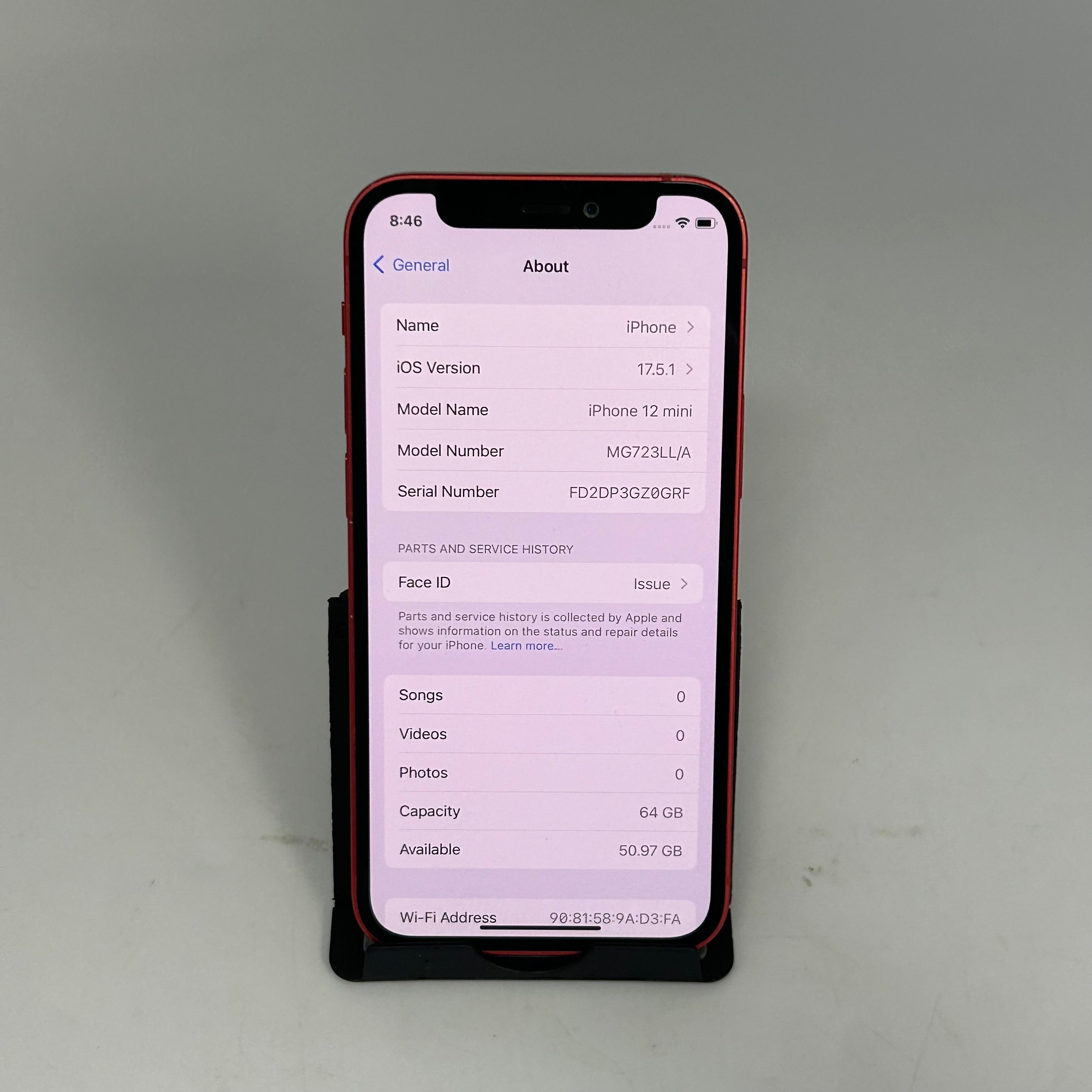 Apple iPhone 12 Mini, 64GB, Sprint/T-Mobile 83%BH  - Parts ONLY (READ)