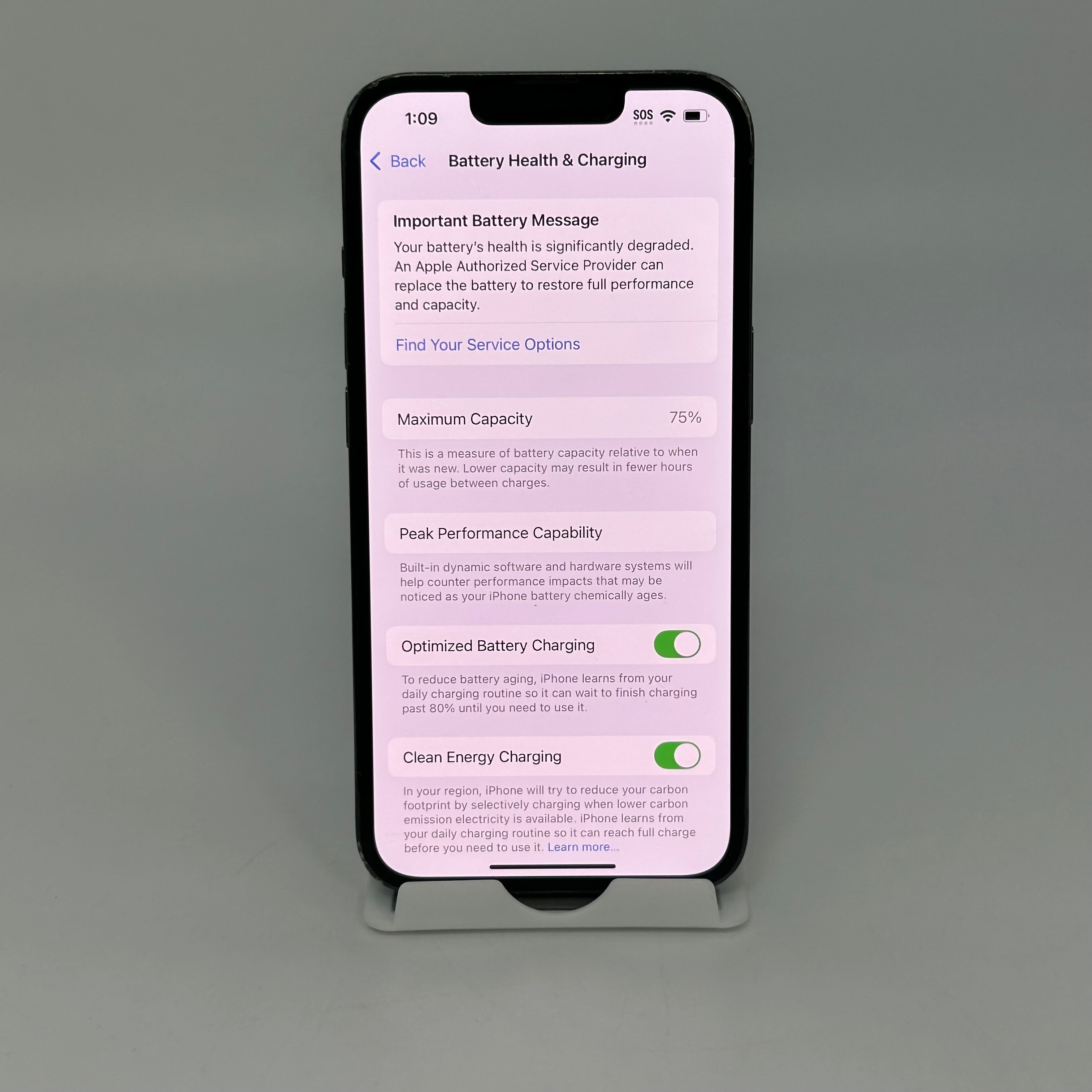Unlocked Apple iPhone 13 Pro 256GB 26.4.2 MLQQ3LL/A *READ*
