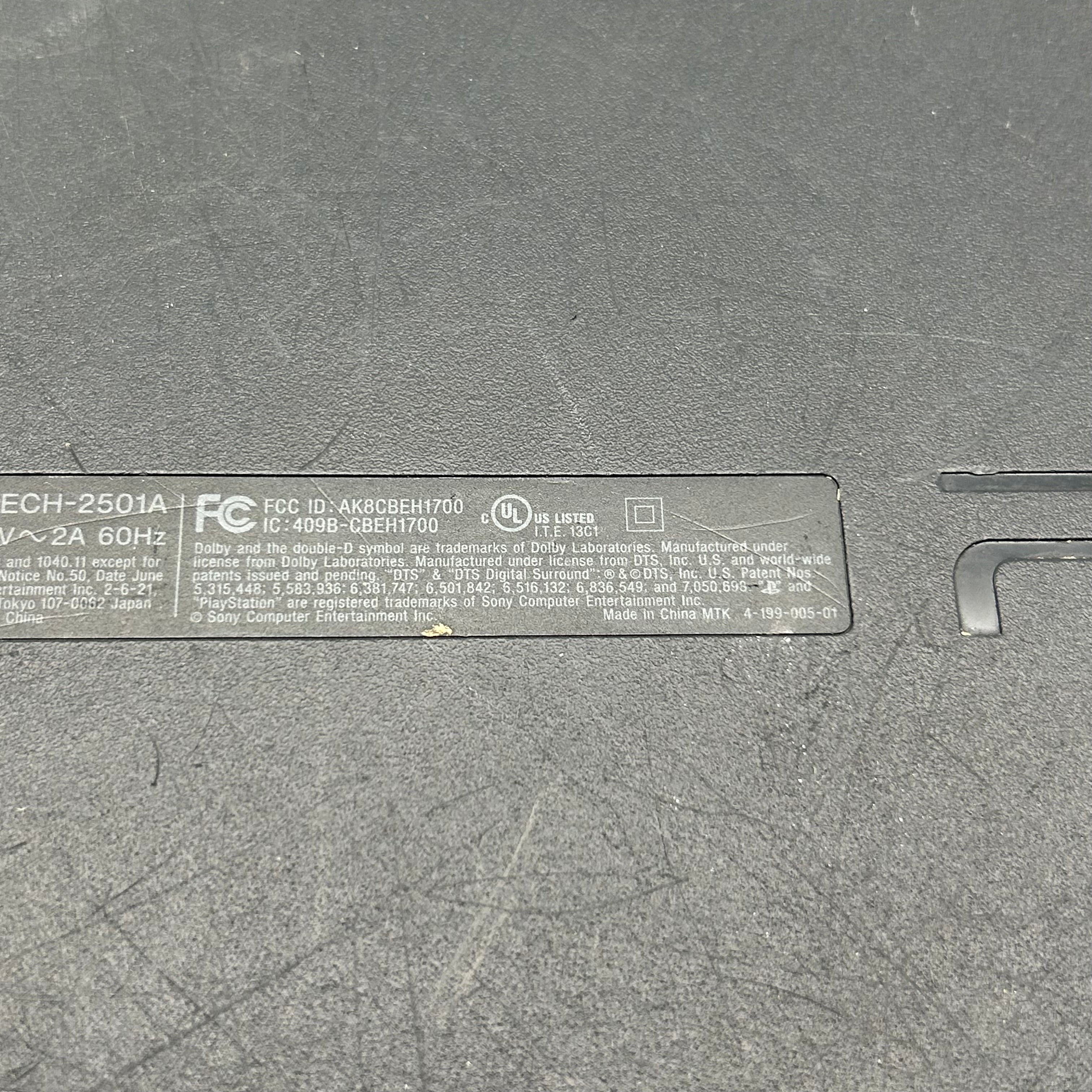 Sony PlayStation 3 PS3 Slim CECH-2501A Console - For Parts Only