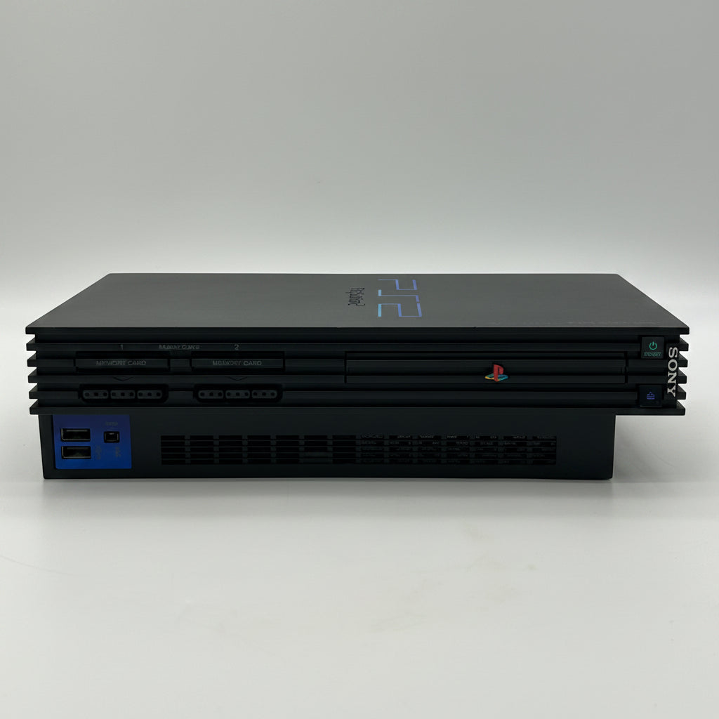 Sony PlayStation 2 PS2 Fat Console Only SCPH-30001 R Black Untested As-Is