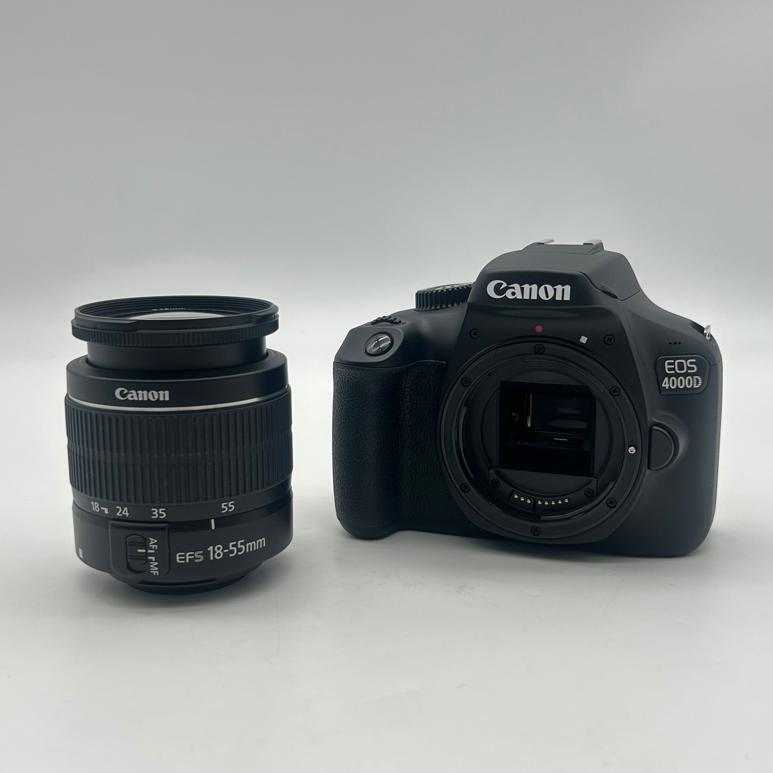 Official Canon EOS 4000D DSLR Camera and EF-S 18-55 mm f/3.5-5.6 III Lens -Black