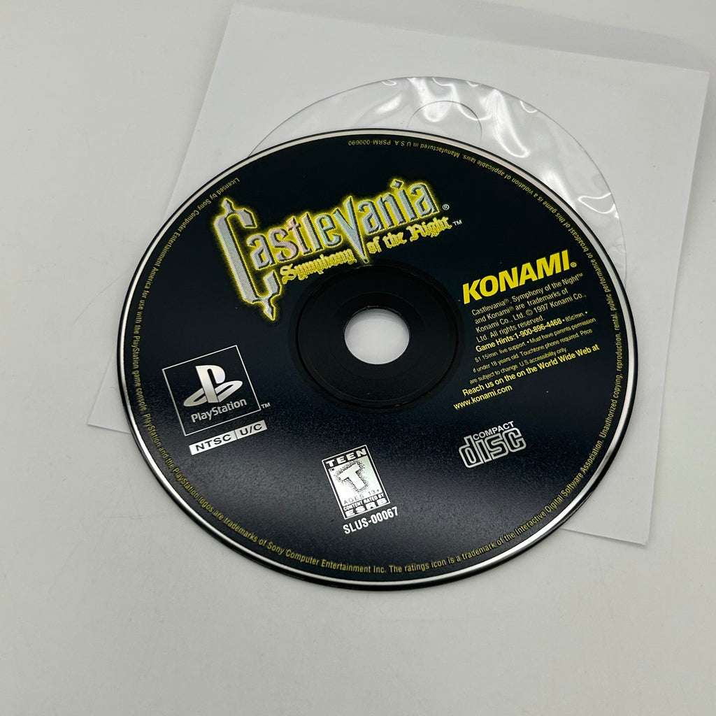 Castlevania: Symphony of the Night Sony PlayStation 1 Disc Only Tested Working
