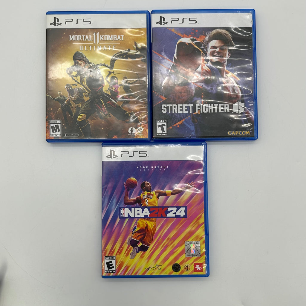 Sony PlayStation 5 Slim Disc Edition Console (CFI-2015) w/ 4 Games, Cords, Controller