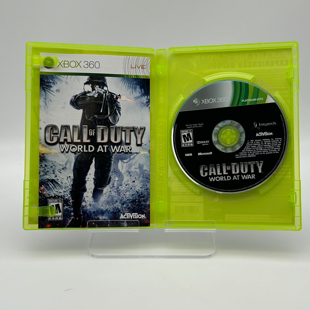 Call of Duty World at War Xbox 360 - Used With Box