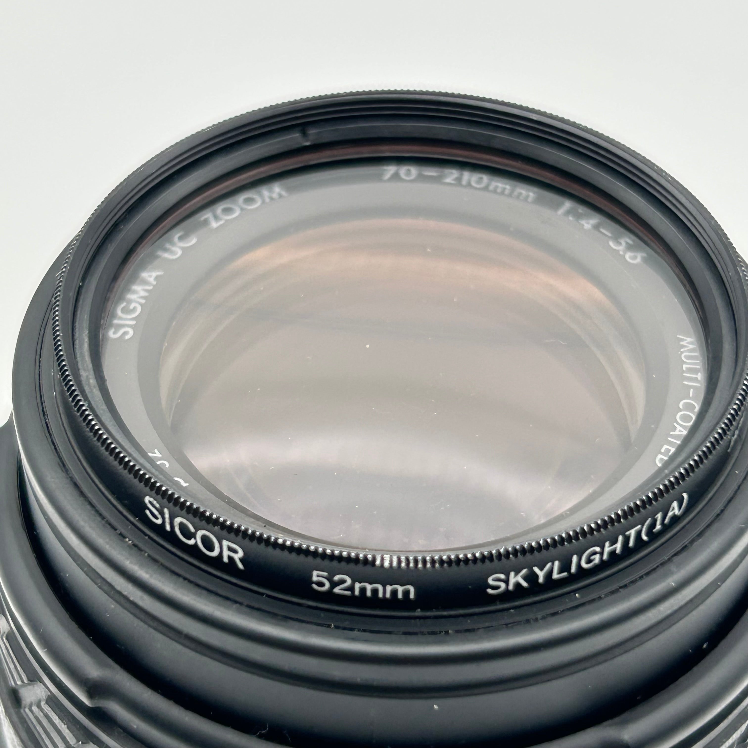 Sigma 70-210mm F4-5.6 UC ZOOM Camera Lens - Black - Used