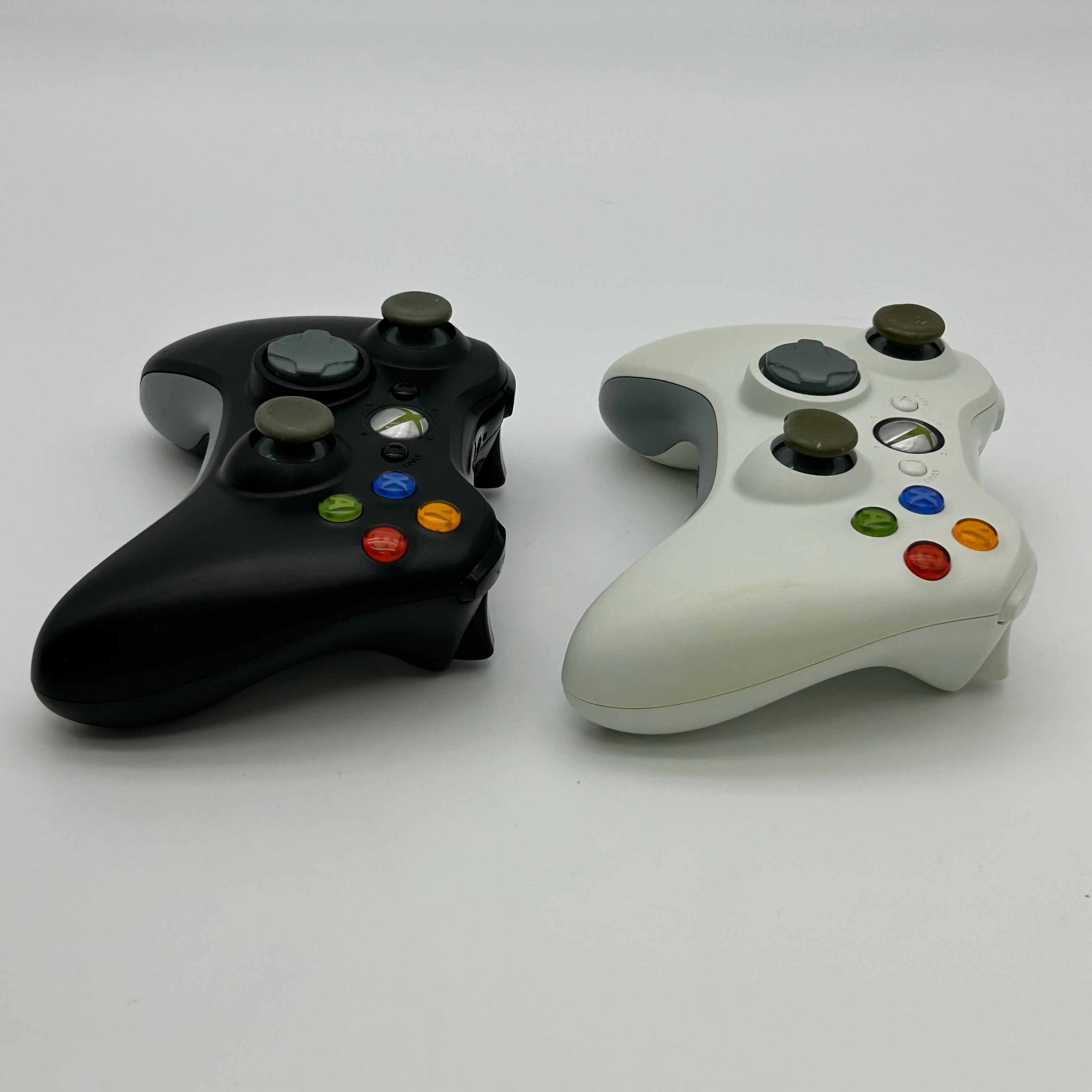 Microsoft XBox 360 S Slim 120GB 60S Bundle - Controllers - Cables - 6 Games - Black - Tested & Works - Used