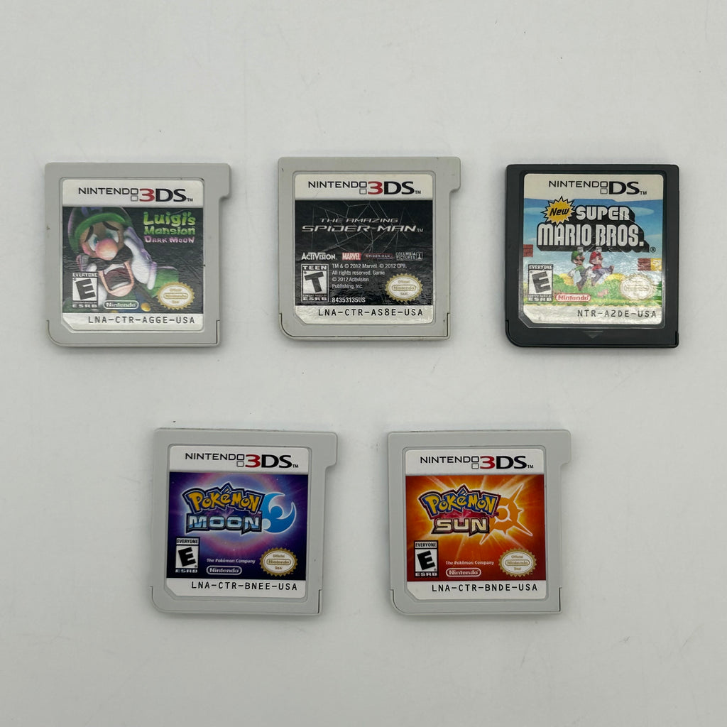 Nintendo 3DS case with Lot of 5 Games and Tested Works