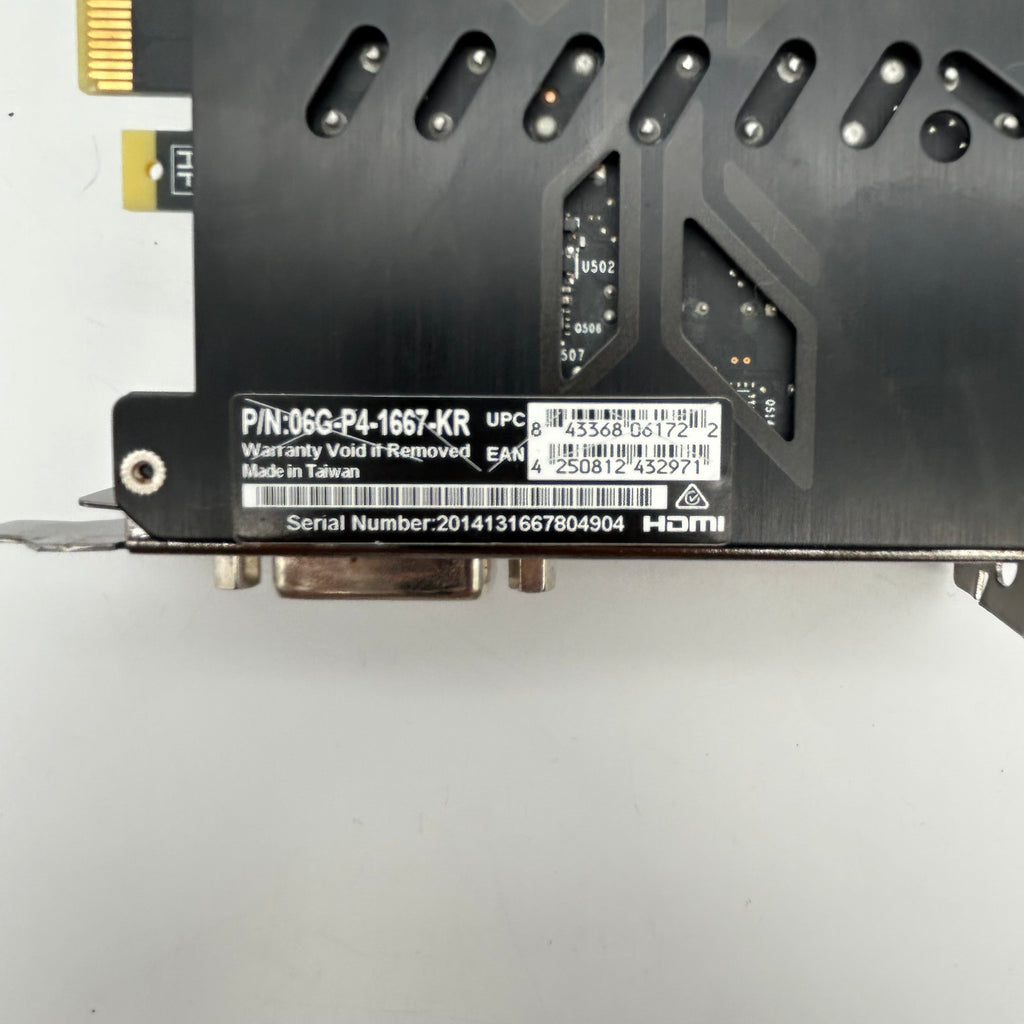 EVGA GeForce GTX 1660Ti 6GB GDDR6 Graphics Card 06G-P4-1667-KR