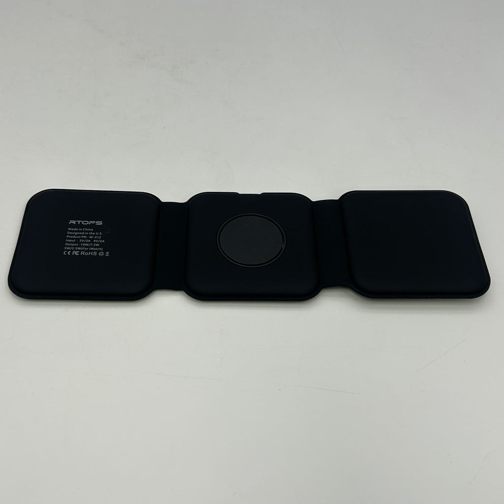 Wireless Charger 3 in 1,RTOPS Magnetic Travel Wireless Charging Station