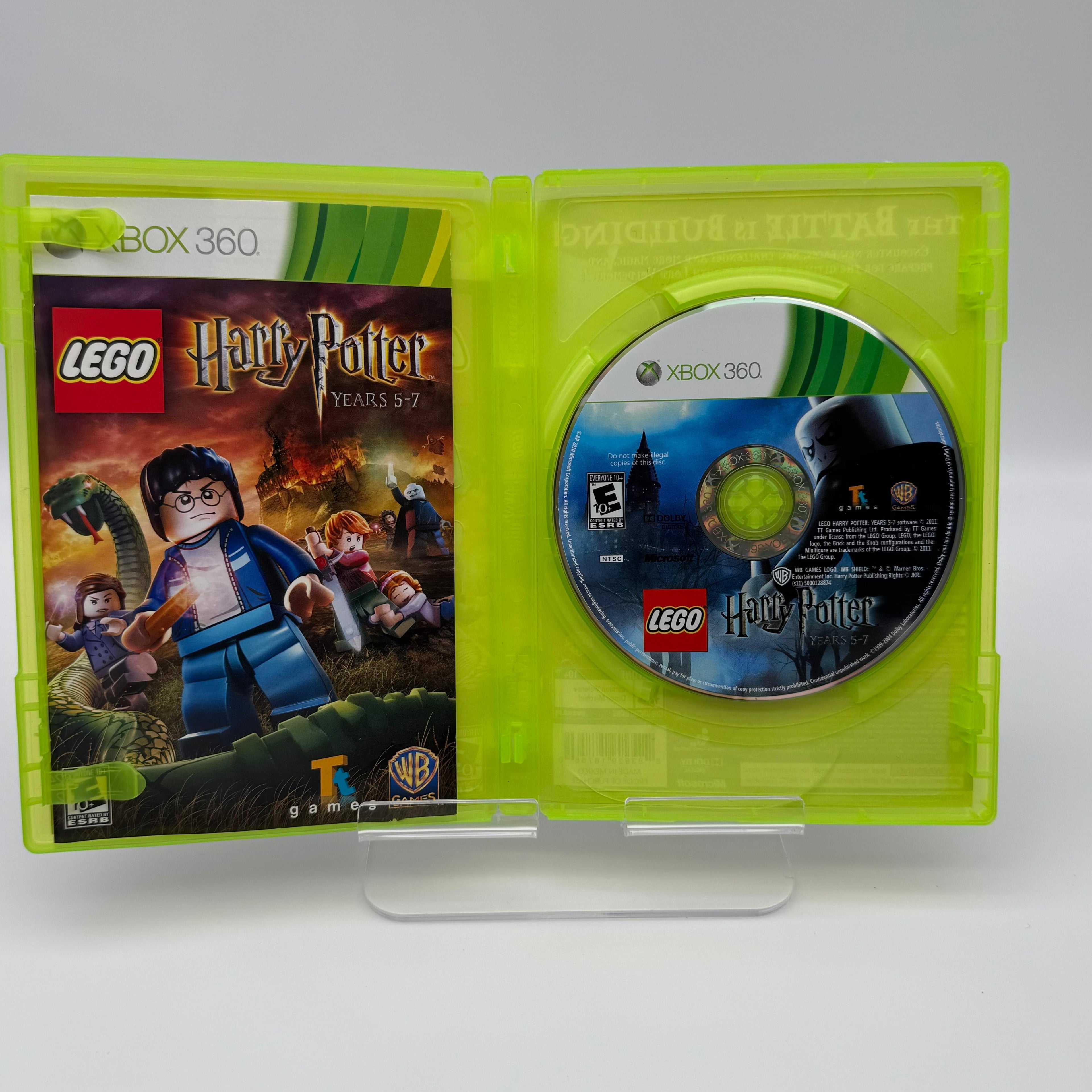 Xbox 360 LEGO Harry Potter Video Game with Box and Manual - Used