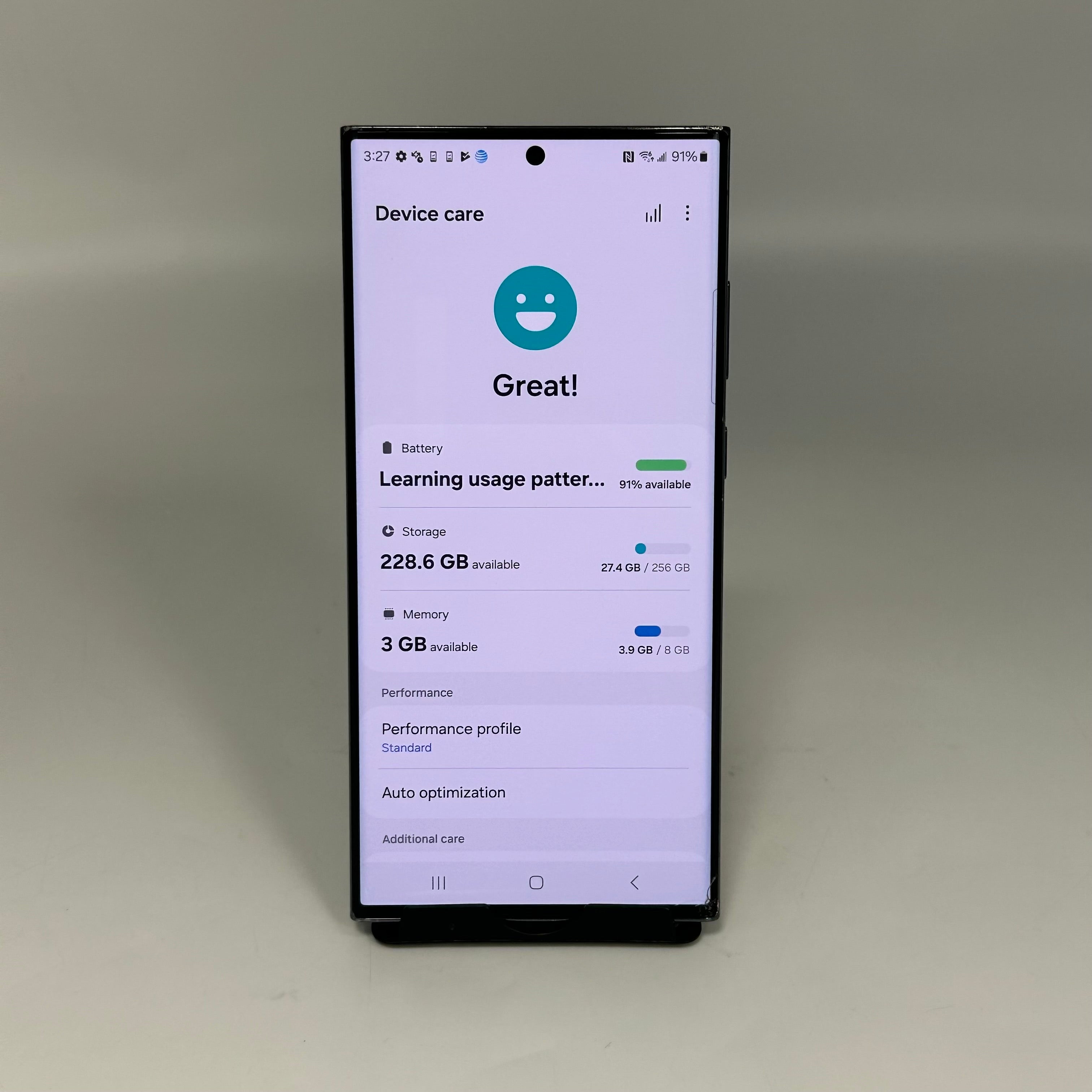 Samsung Galaxy S23 Ultra SM-S918U 256GB Green AT&T Only