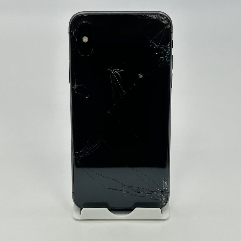 Apple iPhone X - 64GB - Space Gray (Unlocked) MQCK2LL/A CRACKED BACK