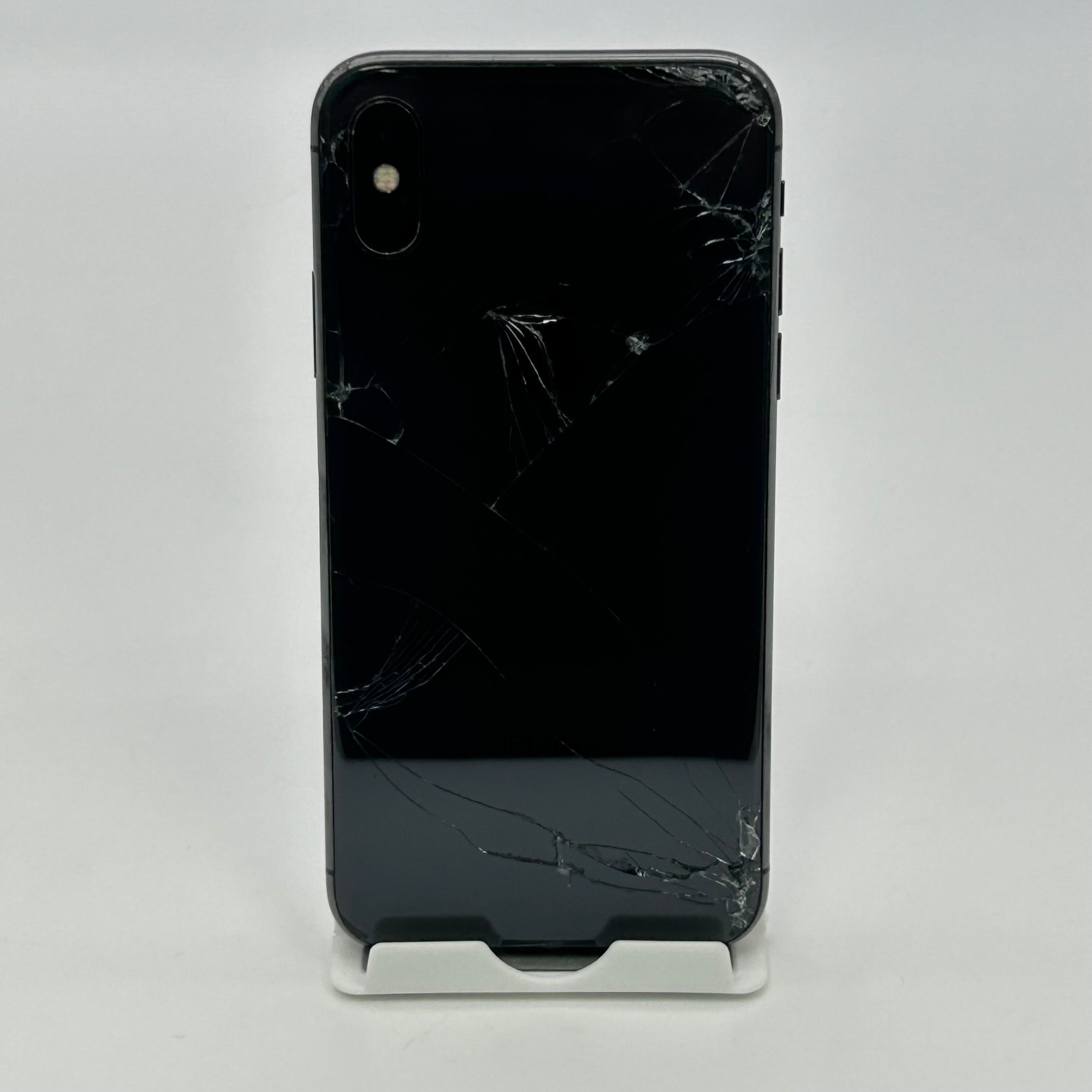Apple iPhone X - 64GB - Space Gray (Unlocked) MQCK2LL/A CRACKED BACK