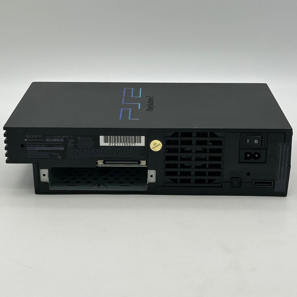 Sony PlayStation 2 PS2 Fat Console Only SCPH-30001 R Black Untested As-Is