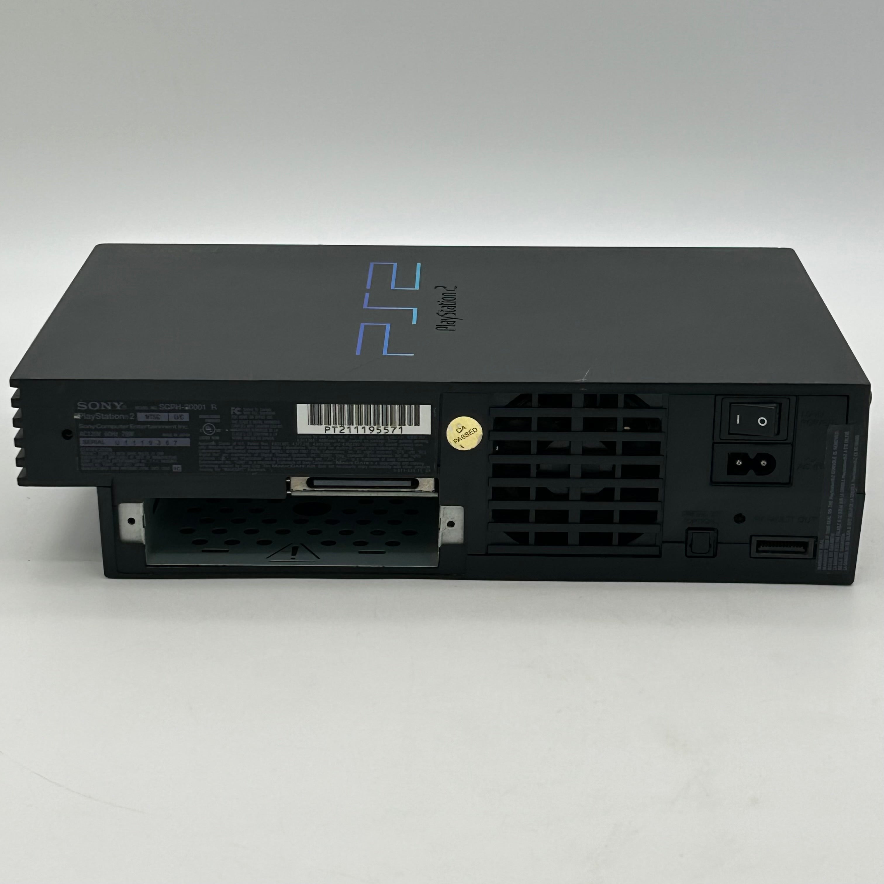 Sony PlayStation 2 PS2 Fat Console Only SCPH-30001 R Black Untested As-Is