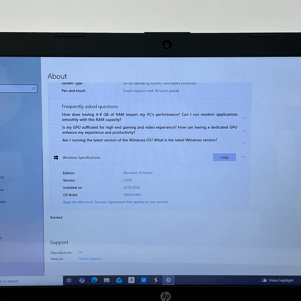 HP Laptop 17-ca0011ds 17.3-inch AMD Ryzen 3 2300U 8GB RAM 1TB HDD Gray