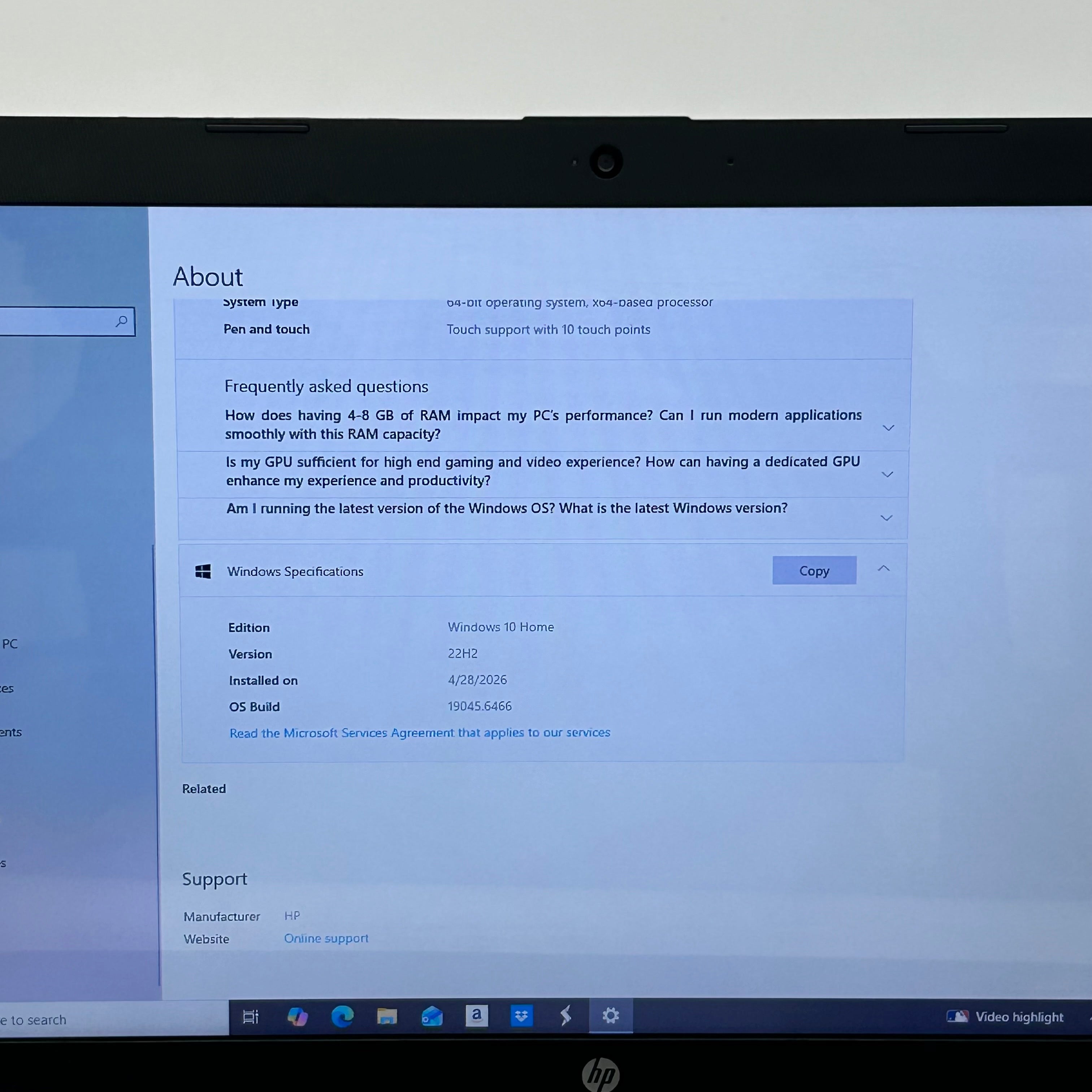 HP Laptop 17-ca0011ds 17.3-inch AMD Ryzen 3 2300U 8GB RAM 1TB HDD Gray