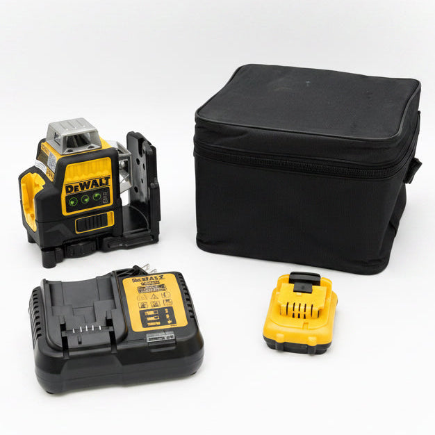 DeWALT DW089LG 12V 3x360 Green Line Laser Level Kit w/ Battery &amp; Charger