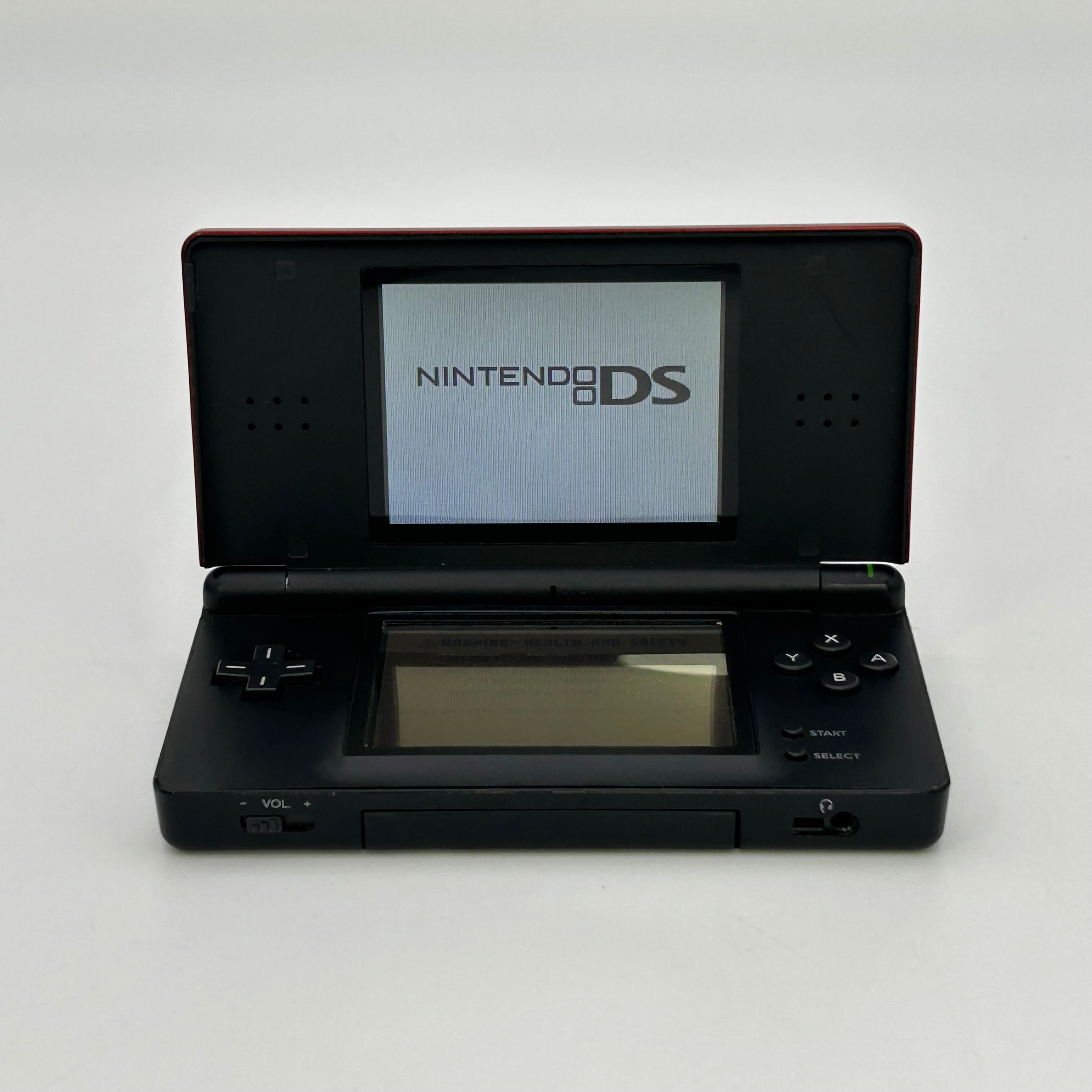 Nintendo DS Lite (USG-001) Red Console Bundle with Charger & 10 Games *Tested Working