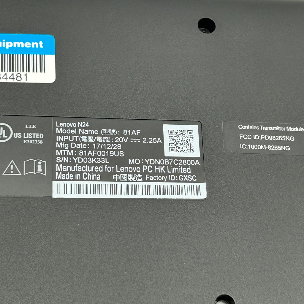 Lenovo N24 Winbook 11-inch Laptop - Used