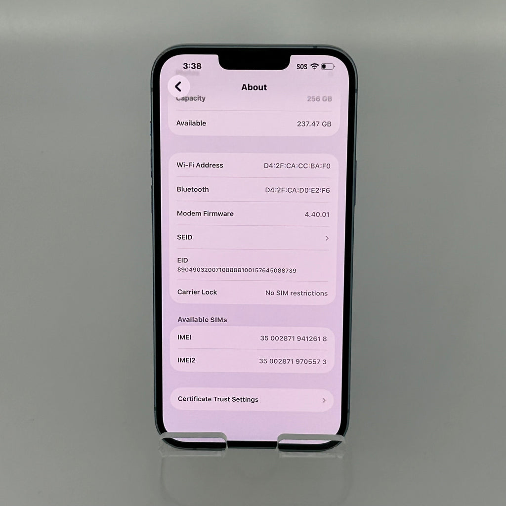 Apple iPhone 14 Plus - 256GB - Blue - BH 86%