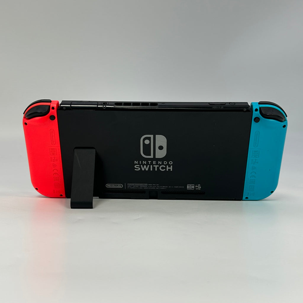 Nintendo Switch HAC-001 - Neon Red/Neon Blue 32GB Handheld Black Console Set