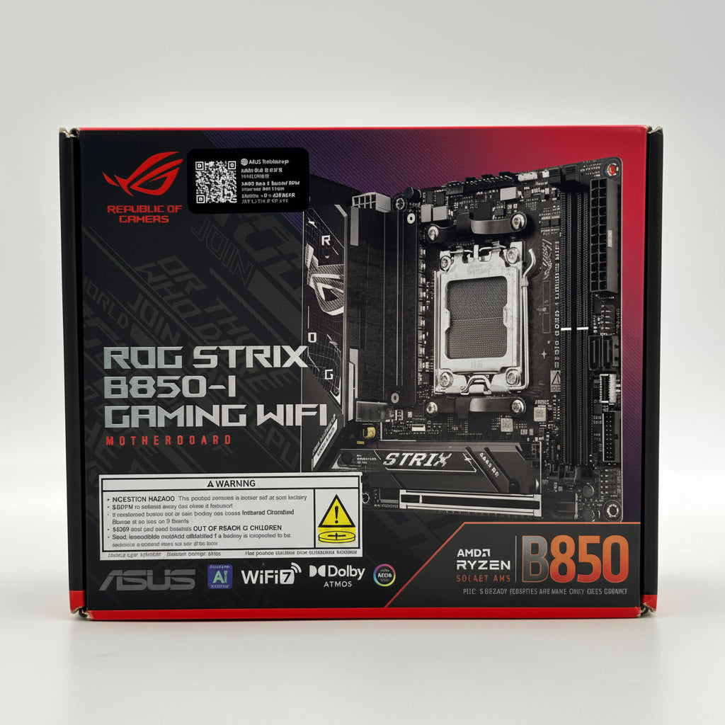 New Asus ROG Strix B850-I Gaming WiFi AM5 Mini-ITX AMD DDR5 Motherboard