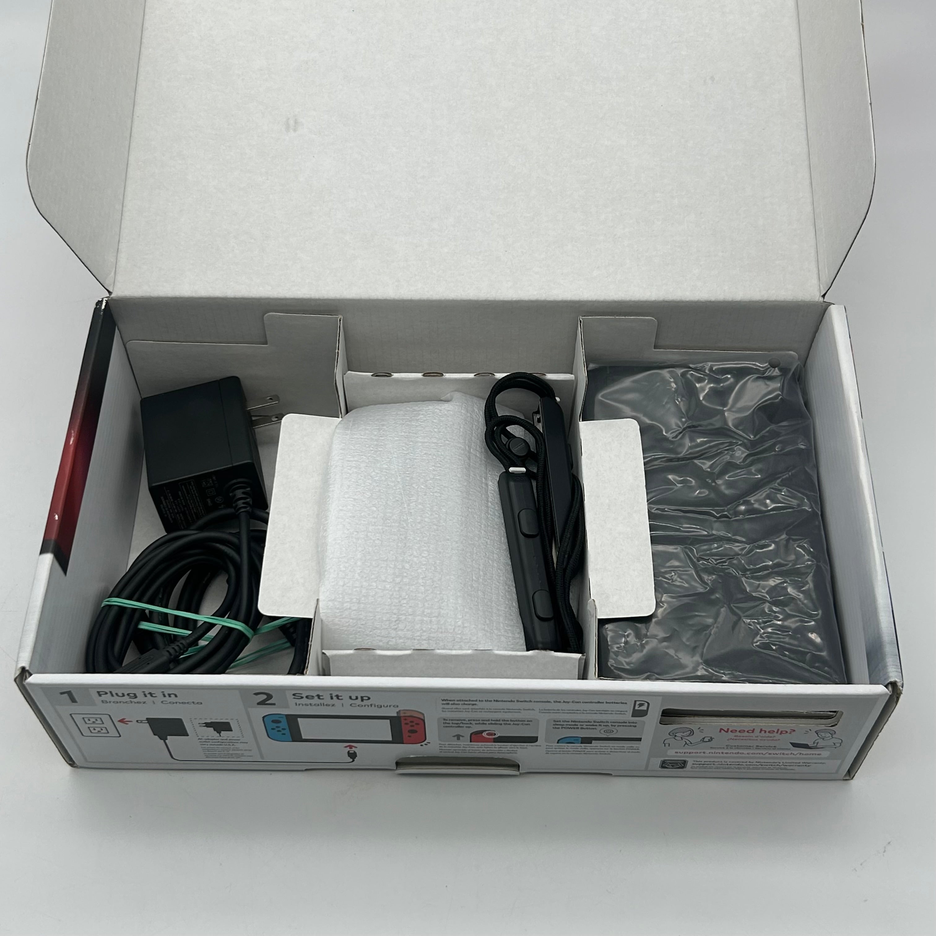 Nintendo Switch HAC-001 32GB Console with Gray Joy‑Con W Box Complete