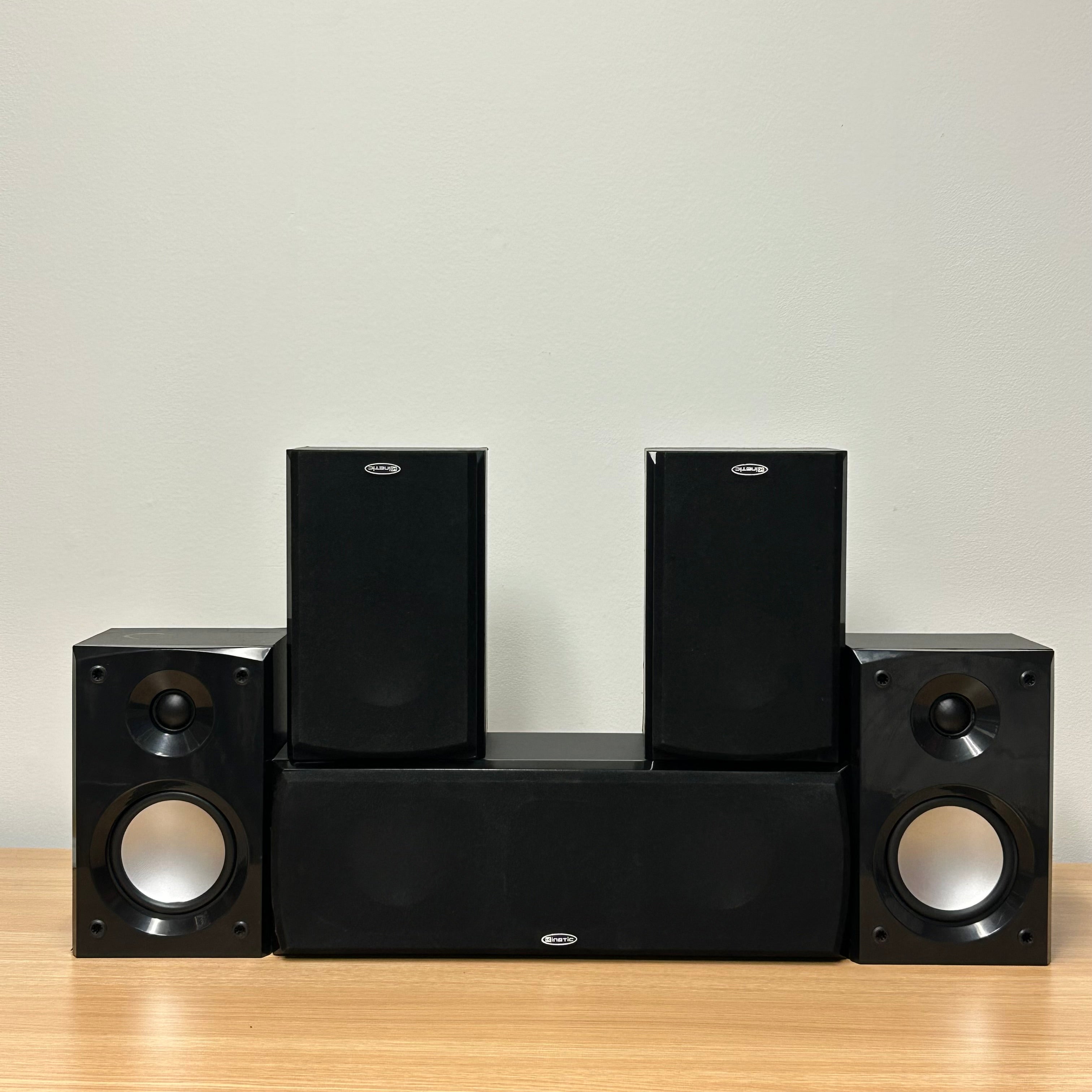 Kinetic KA-4210 5.1 Channel Home Sound System Speaker Black