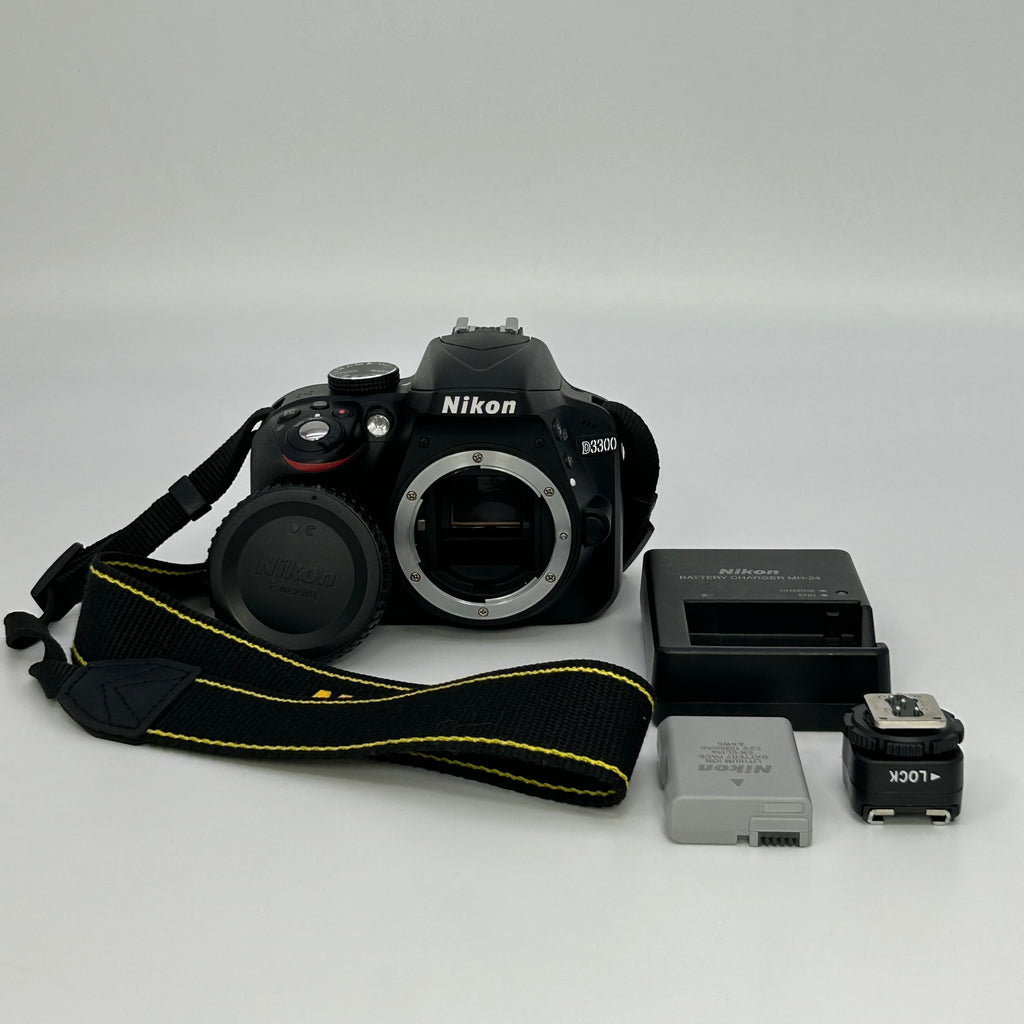 Nikon D3300 Digital SLR Camera - Black (Body Only) - READ