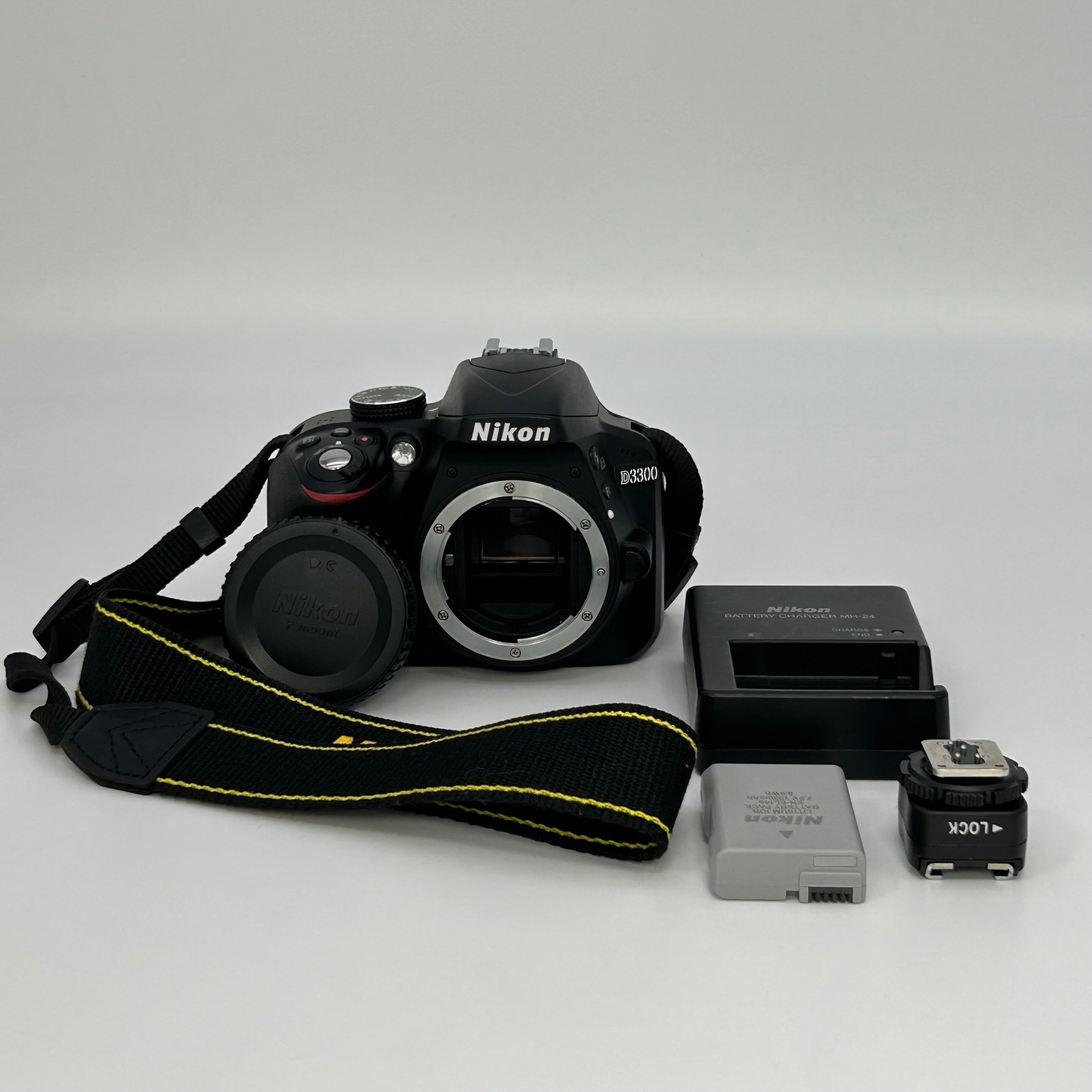 Nikon D3300 Digital SLR Camera - Black (Body Only) - READ