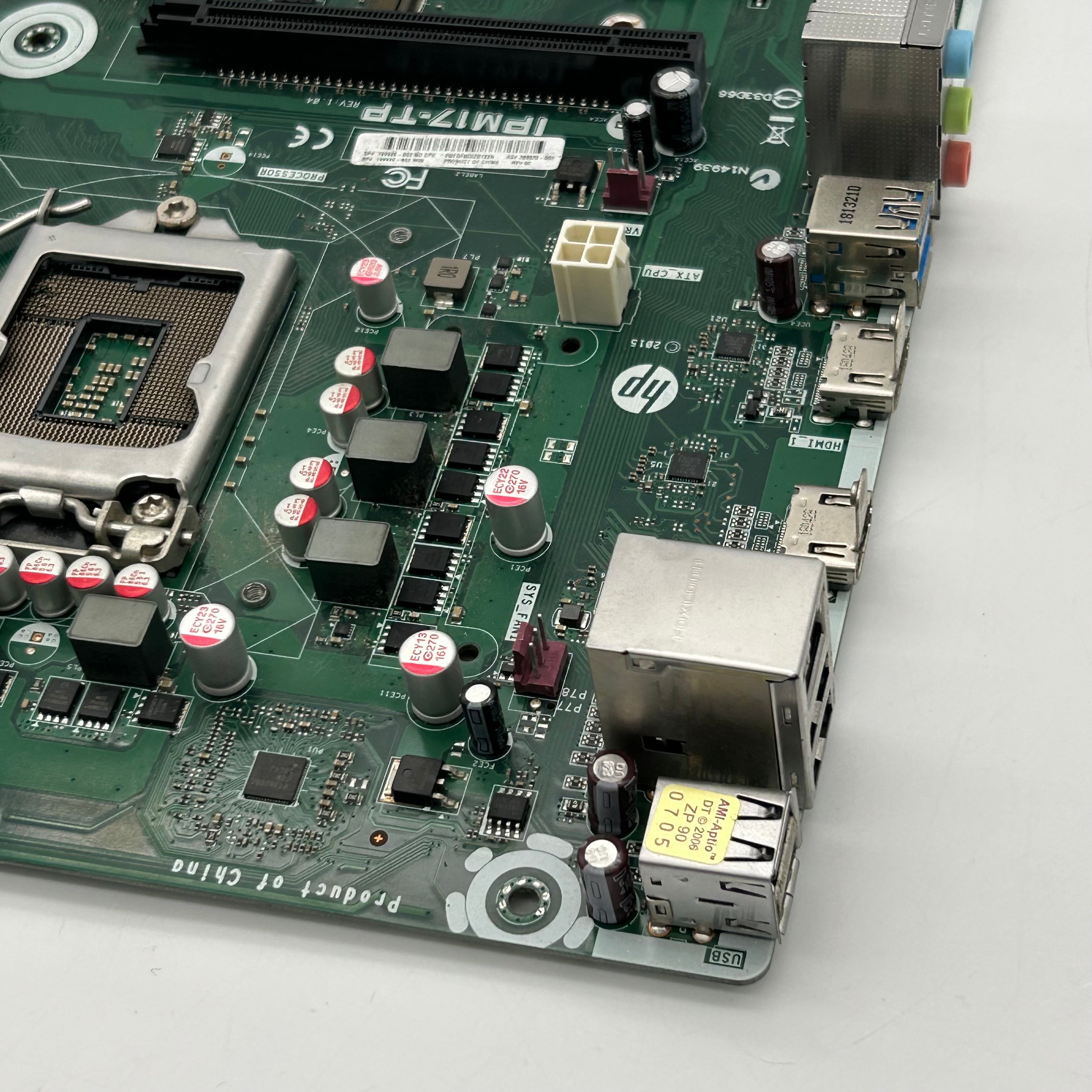 HP IPM17-TP Motherboard 799926-001 / -002 w/ Intel Celeron G540 CPU - Untested