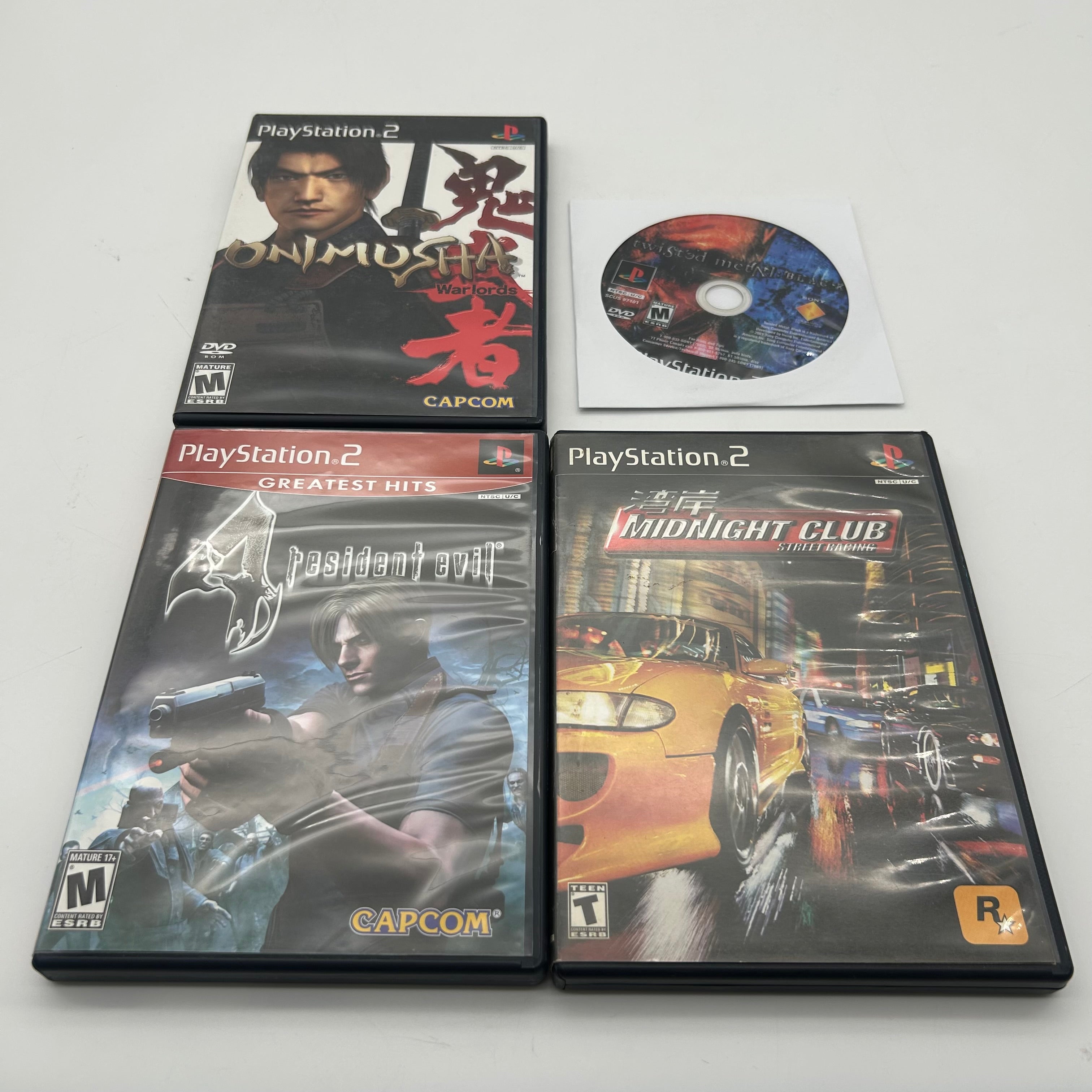 Sony PS2 Slim SCPH-75001 Console Bundle with Cables, Controller, 4 Games Tested!