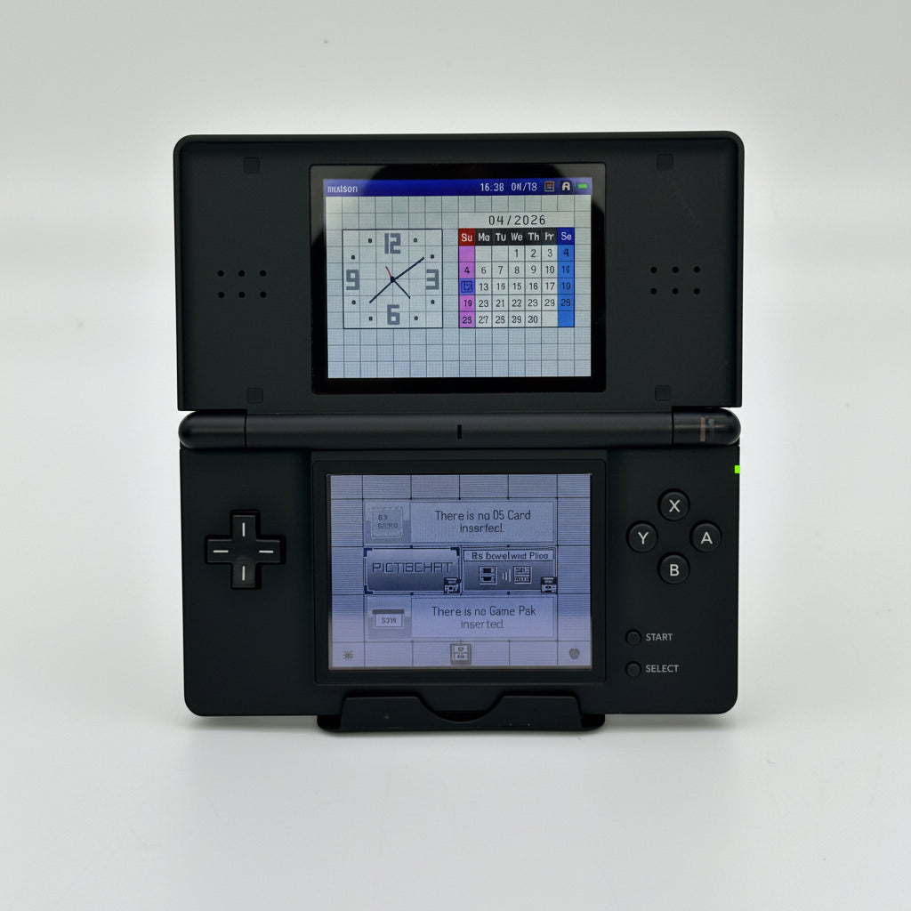 Nintendo DS Lite (USG-001) Red Console Bundle with Charger & 10 Games *Tested Working