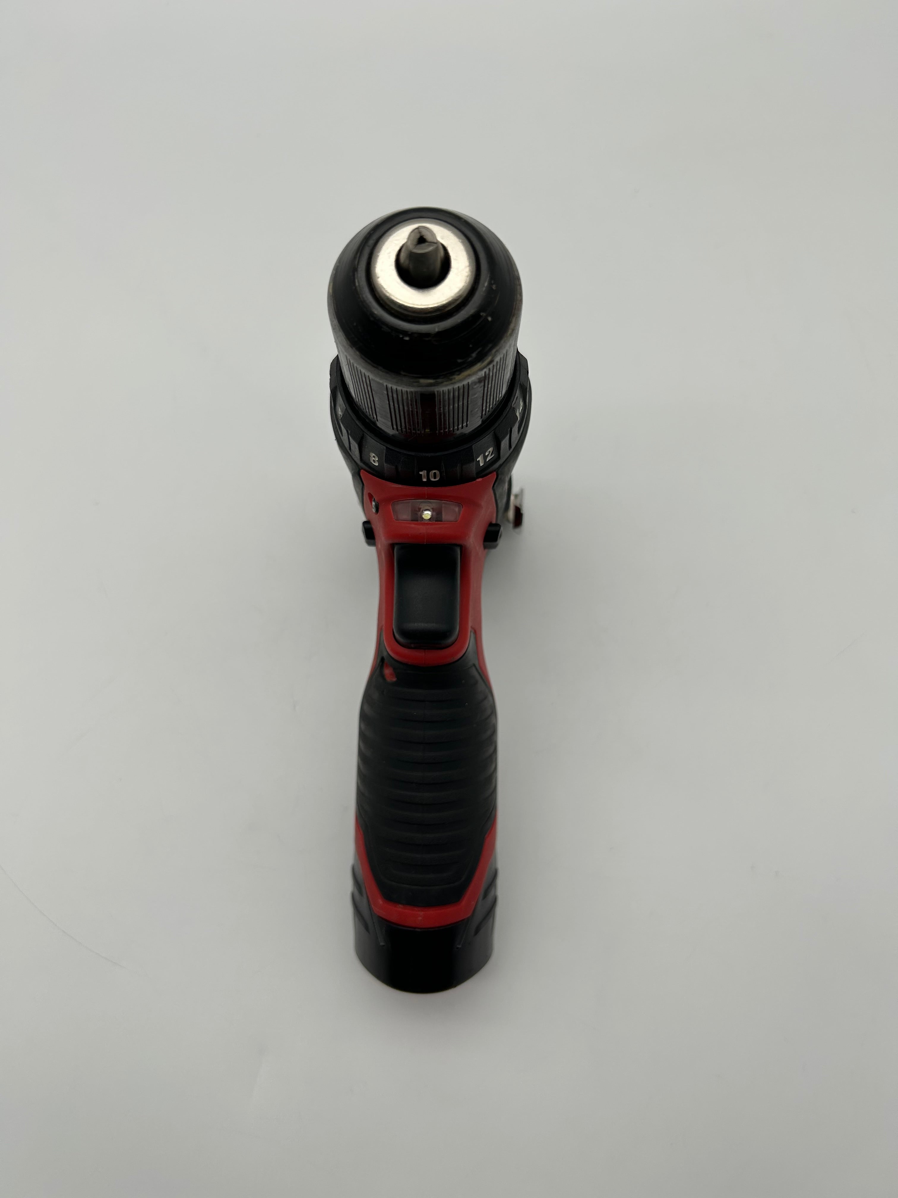 Milwaukee 2407-20 3/8" (10mm) Drill/Driver Red Used - C 2 Batteries