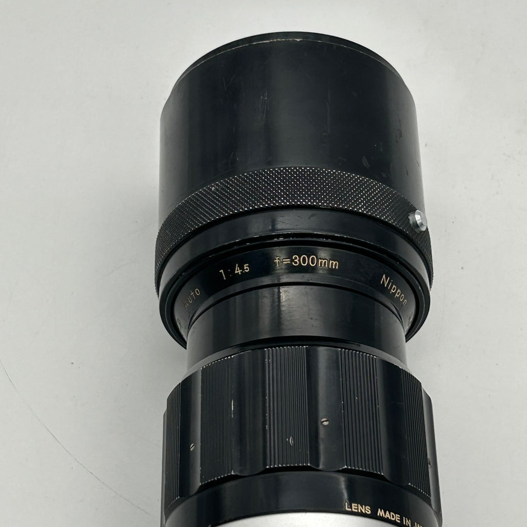 Nikon Nikkor-P Auto 1:4.5 f/300mm Lens Nippon Kogaku Japan