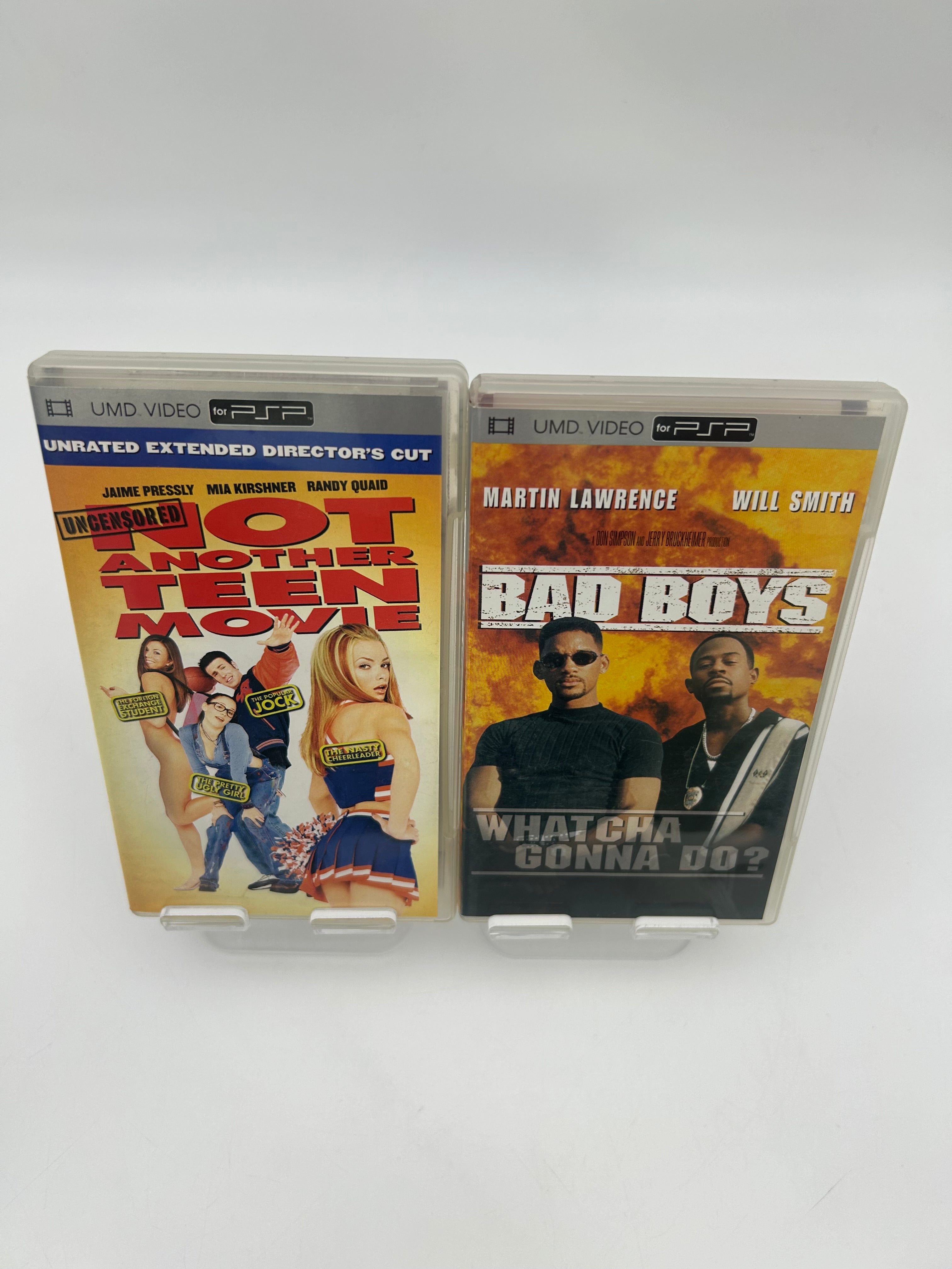 Lot of 2 PSP UMD Movies Not Another Teen Movie and Bad Boys PSP UMD - Used B