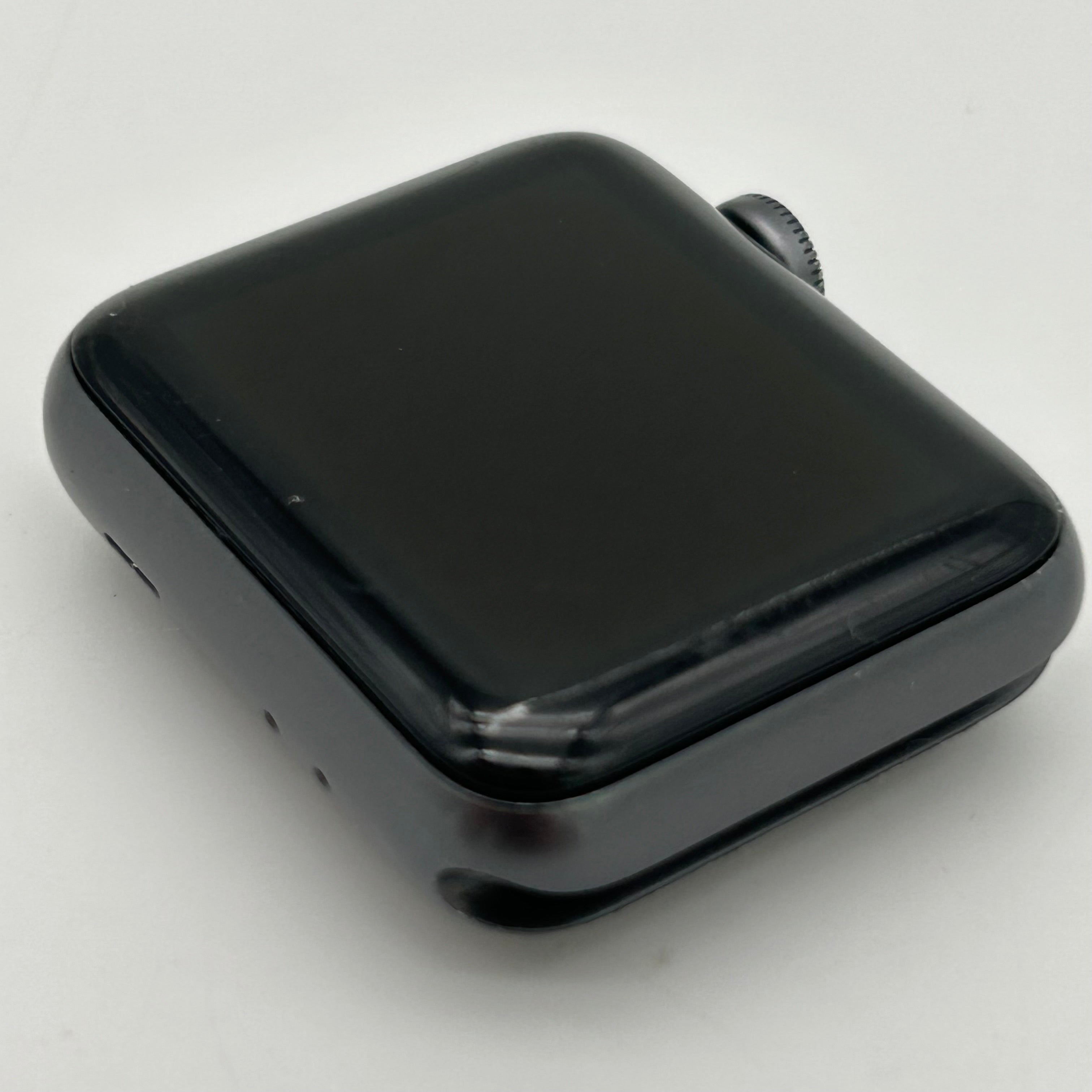 GPS Only Apple Watch Series 3 38MM Silver Aluminum Black Sport Band A1858