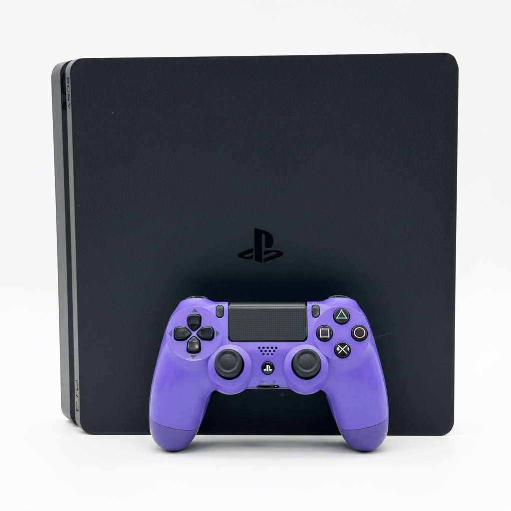 Sony PlayStation 4 Slim Console CUH-2115B 1TB Black w/ Controller & Cables