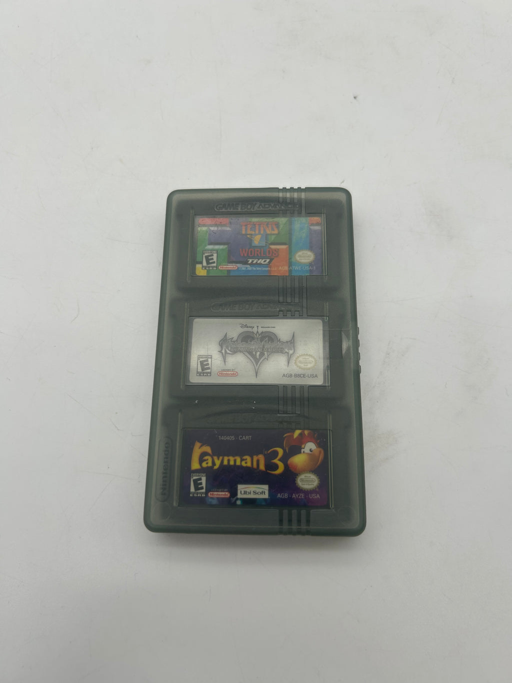 Gameboy Advance Indigo Console w/ Intec GameCube Link Cable + 3 Games - Tested