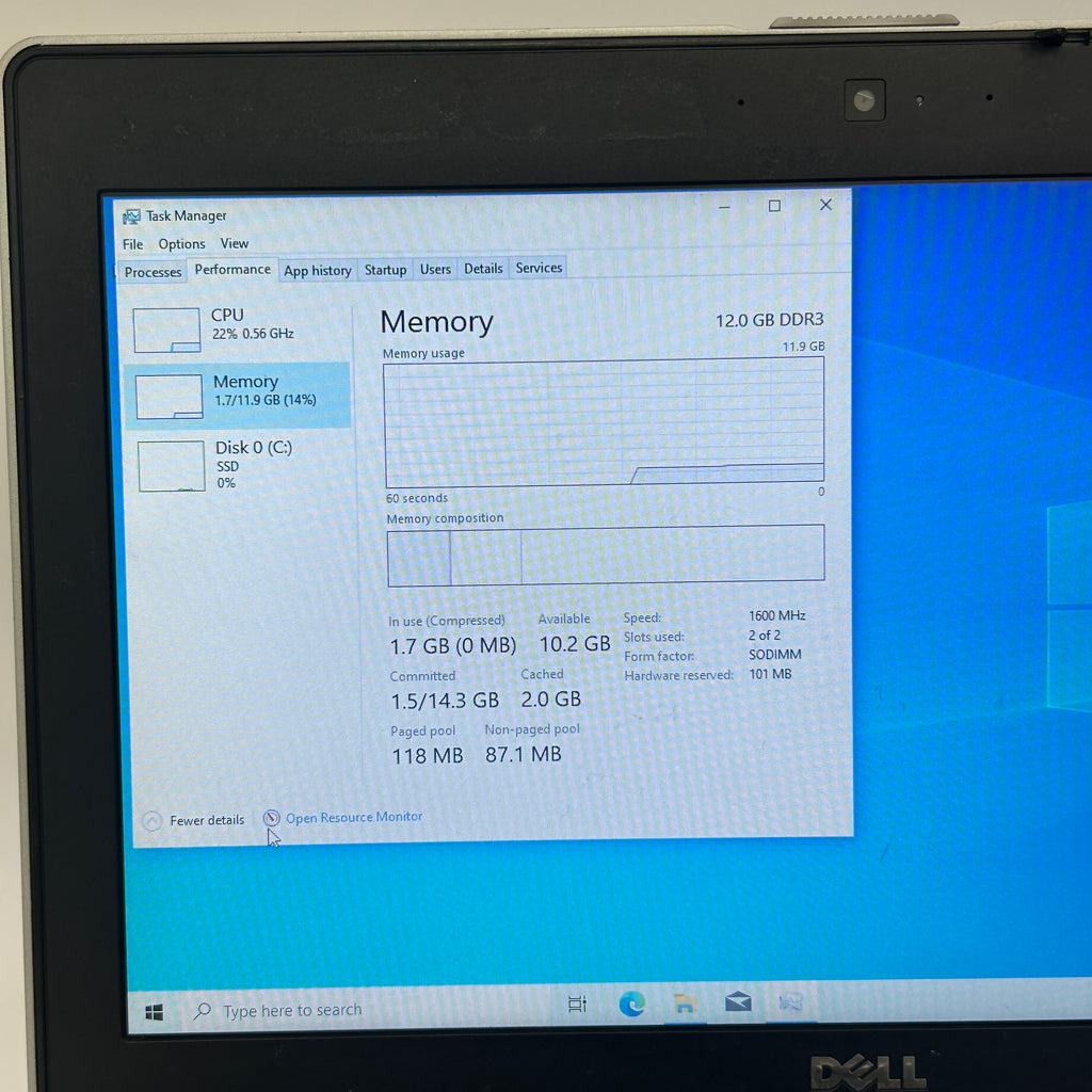 Dell Latitude E6430 14-inch Laptop Intel Core i5-3320M 12GB RAM 256GB SSD