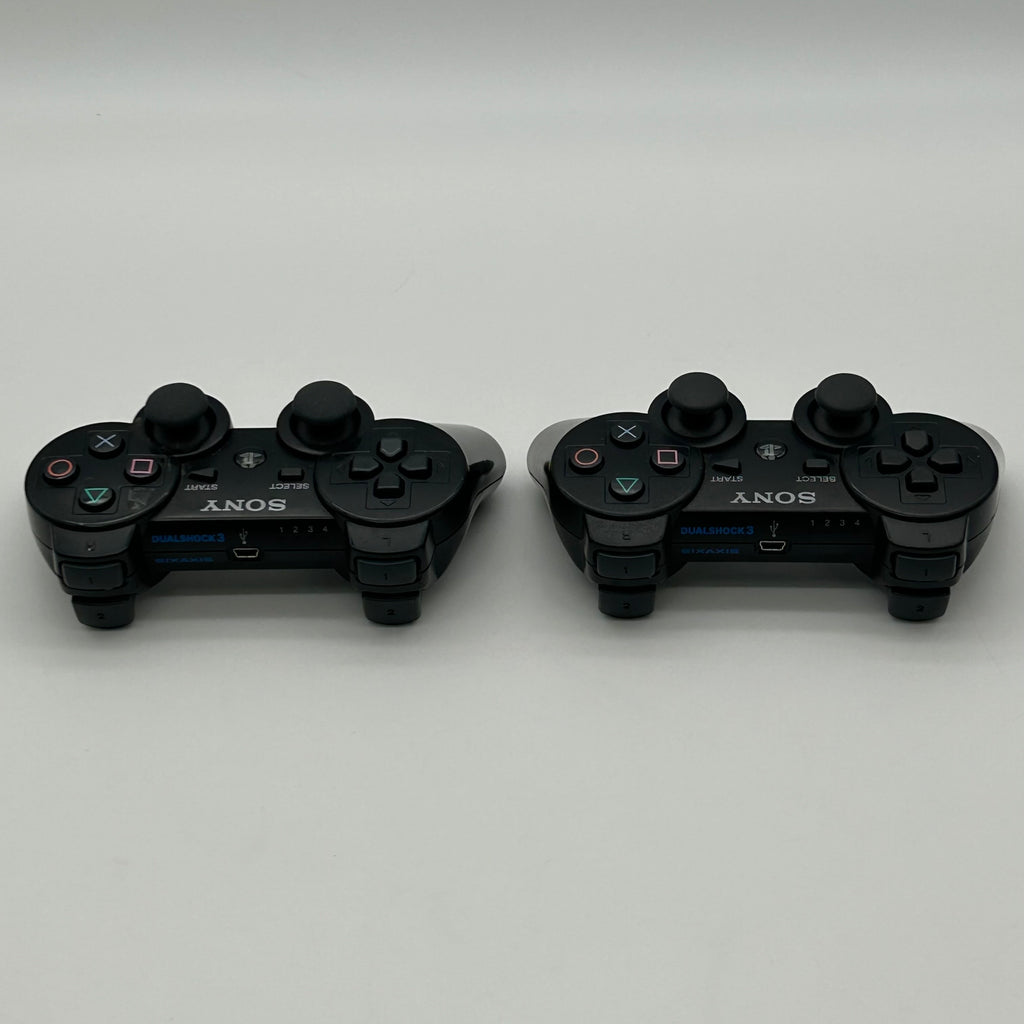 PlayStation 3 Slim 160GB Bundle CECH-3001A 9 Games 2 Controllers (Stick Drift)