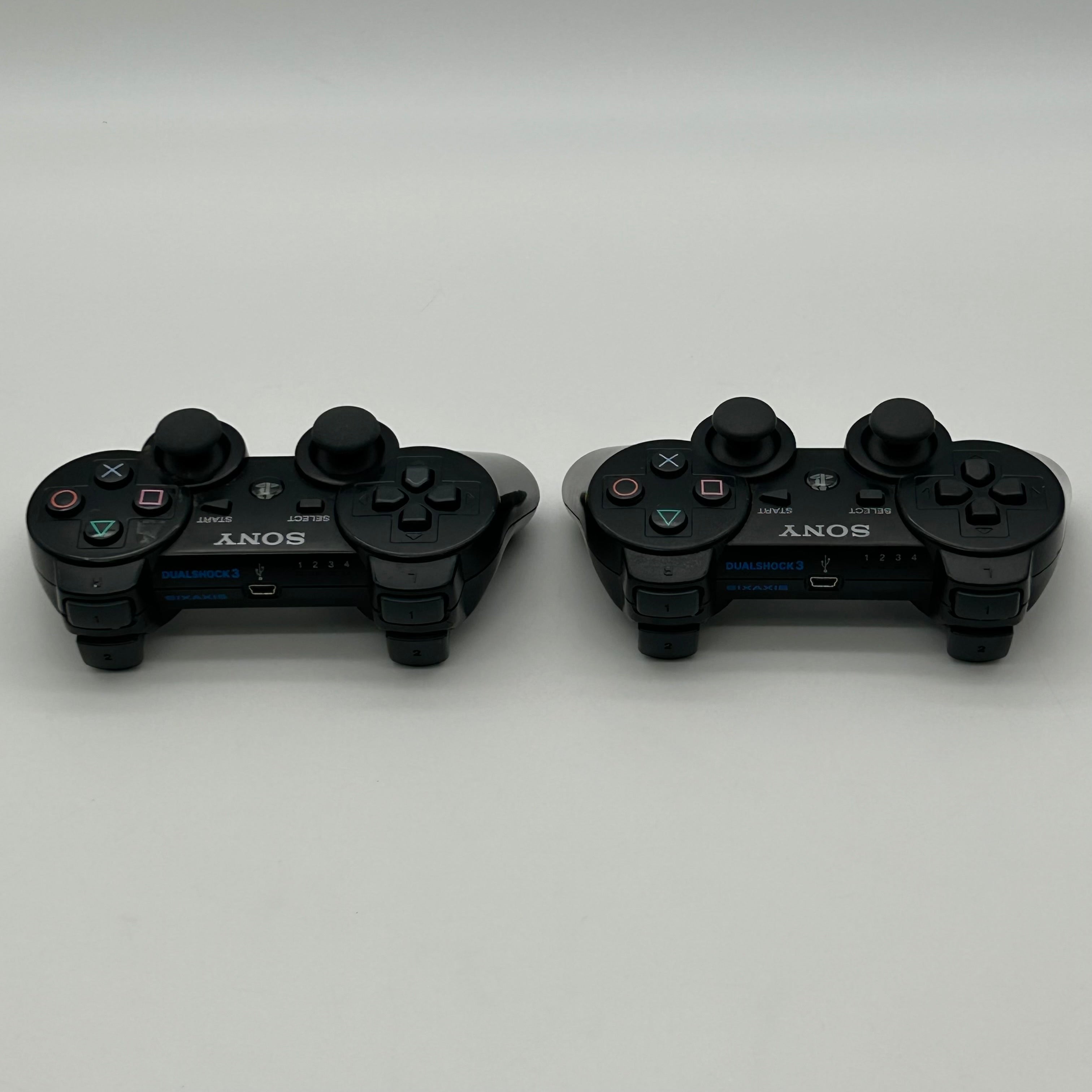 PlayStation 3 Slim 160GB Bundle CECH-3001A 9 Games 2 Controllers (Stick Drift)