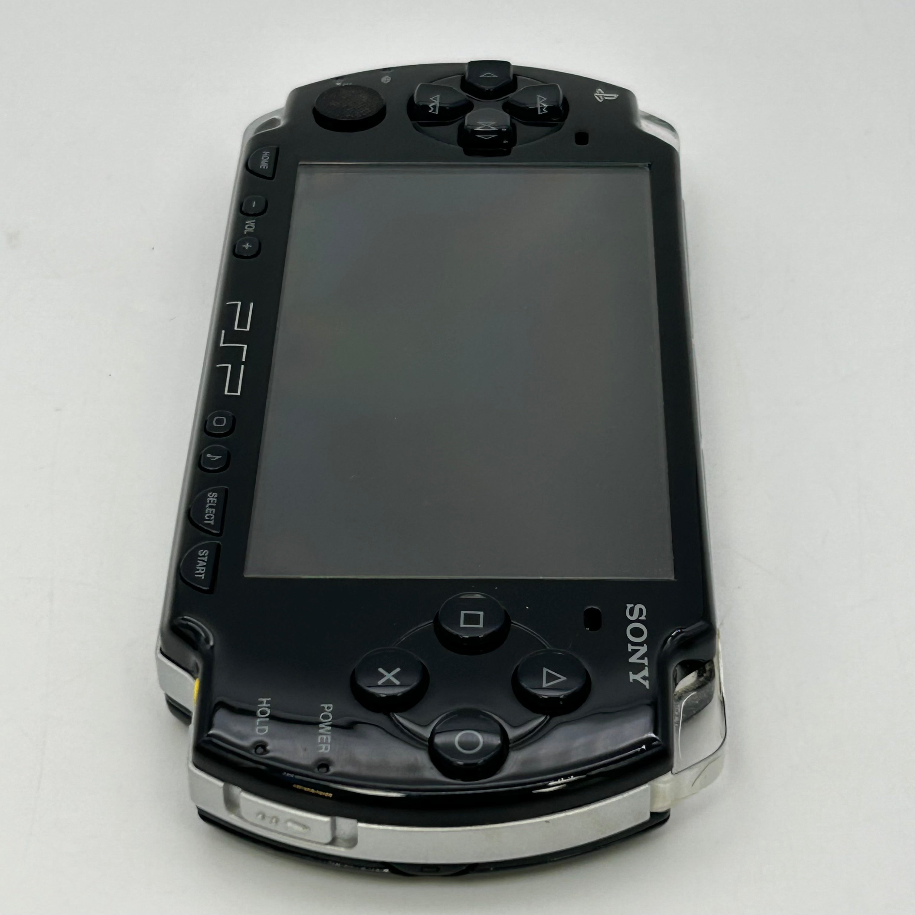 Sony PSP 2001 Piano Black Handheld Console Bundle Untested For Parts 3 Games