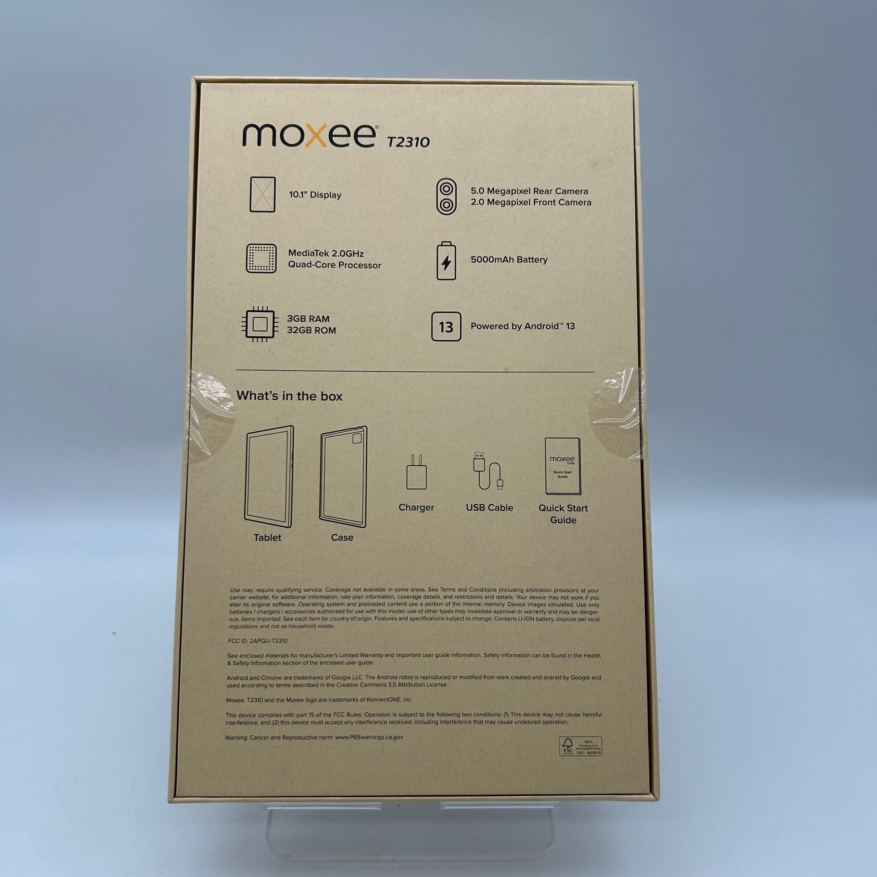 Moxee T2310 10.1" WiFi/LTE Android Tablet 2.0GHz Quad-Core CPU 3GB RAM 32 GB ROM